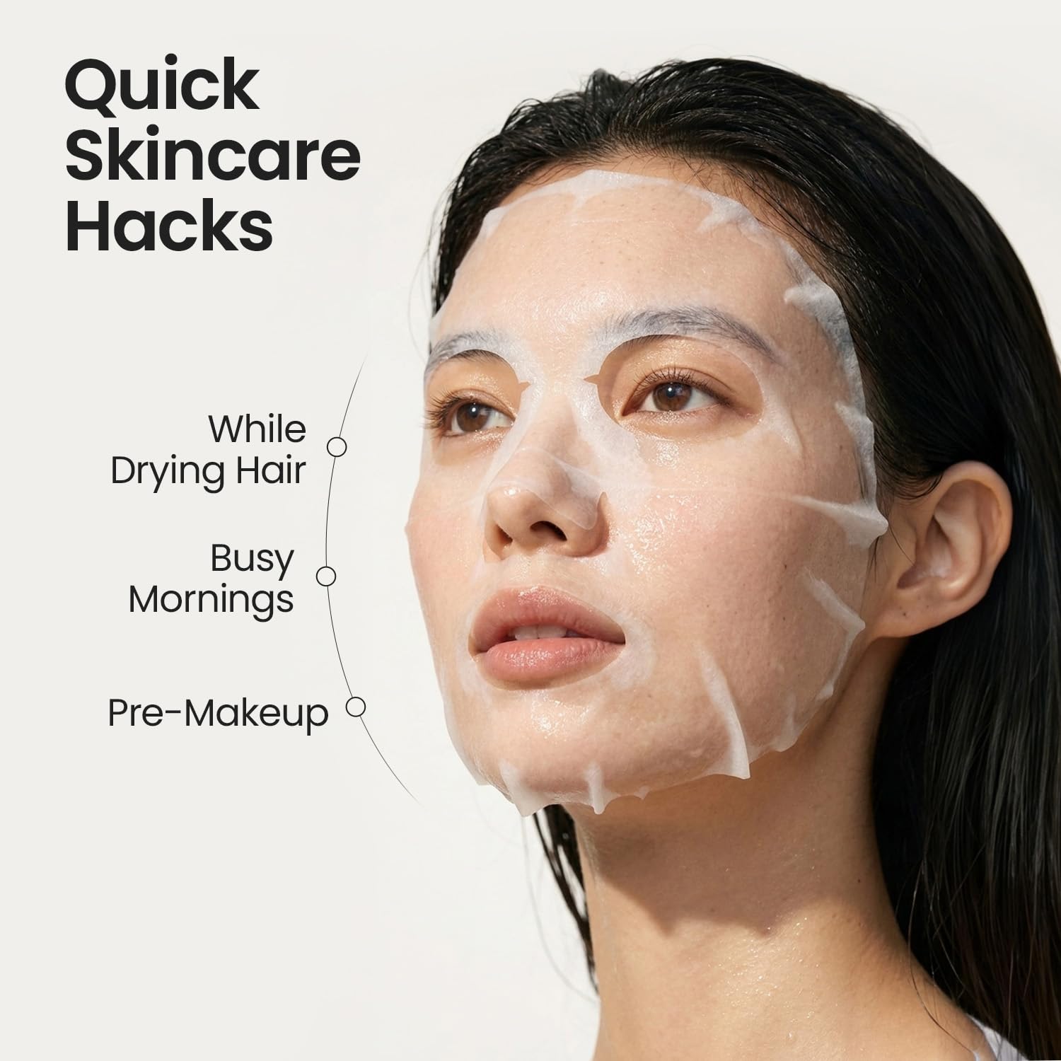 SKINFOOD Rice Daily Mask 30 Sheets, Korean Quick & Easy Daily Care Hacks, Large Capacity, Sheet Mask - SKINFOOD 1957 Official Product View 6