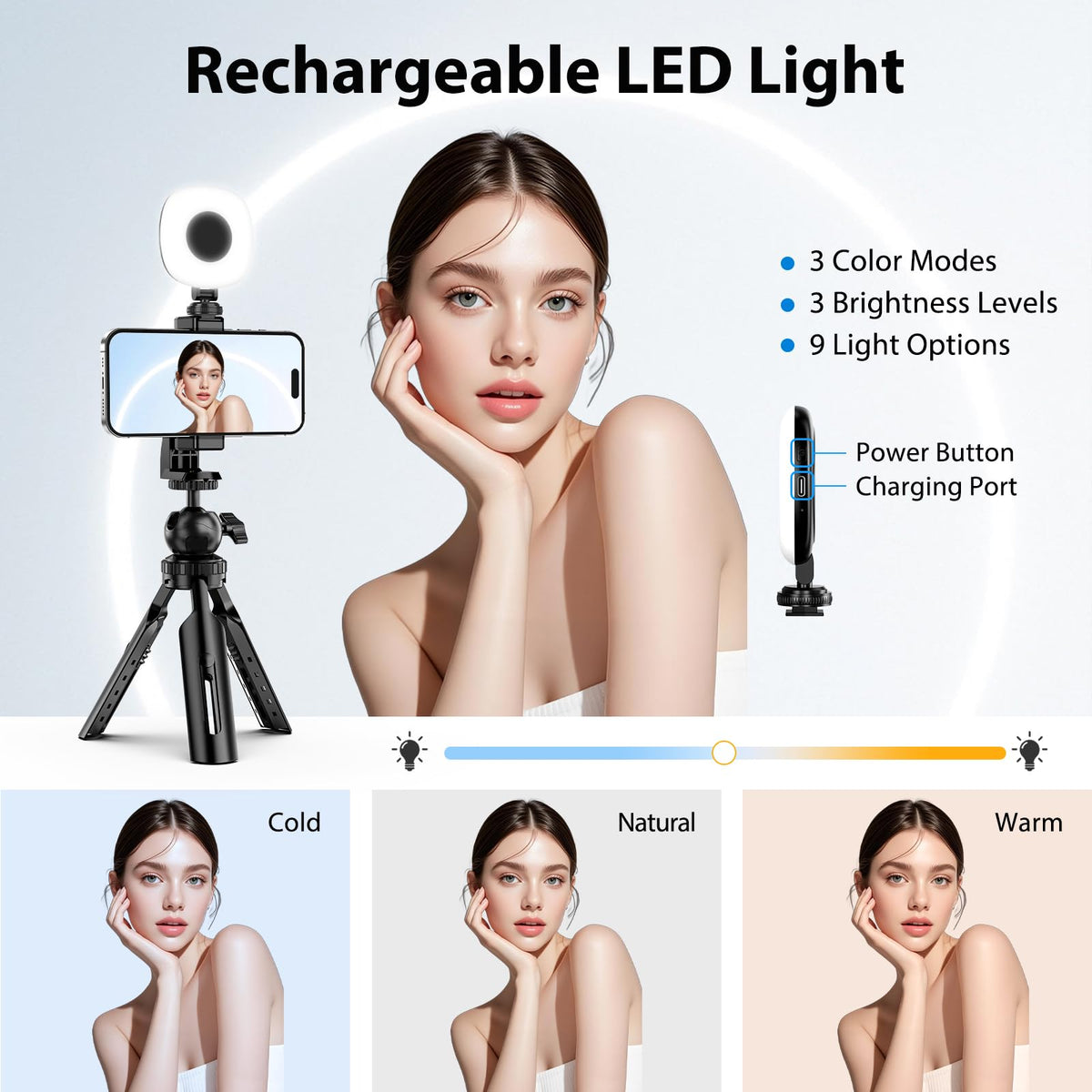 UBeesize Vlogging Kit for iPhone Android with Wireless Mic - UBeesize Official Imagery - 6