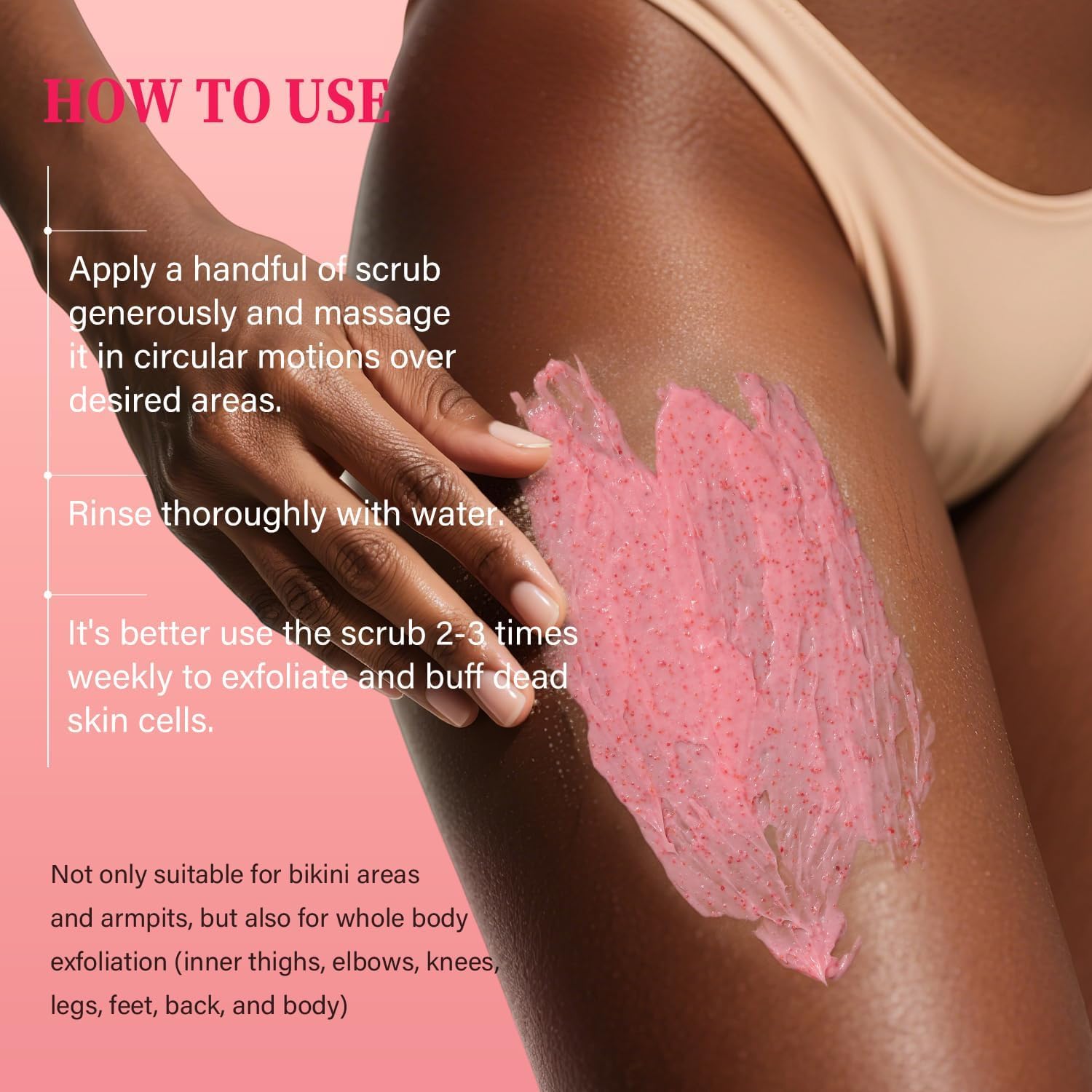 ulluxe Bikini Area Exfoliator with 10% AHAs BHA & Vitamin C, Exfoliating Body - ulluxe Official Product View 10
