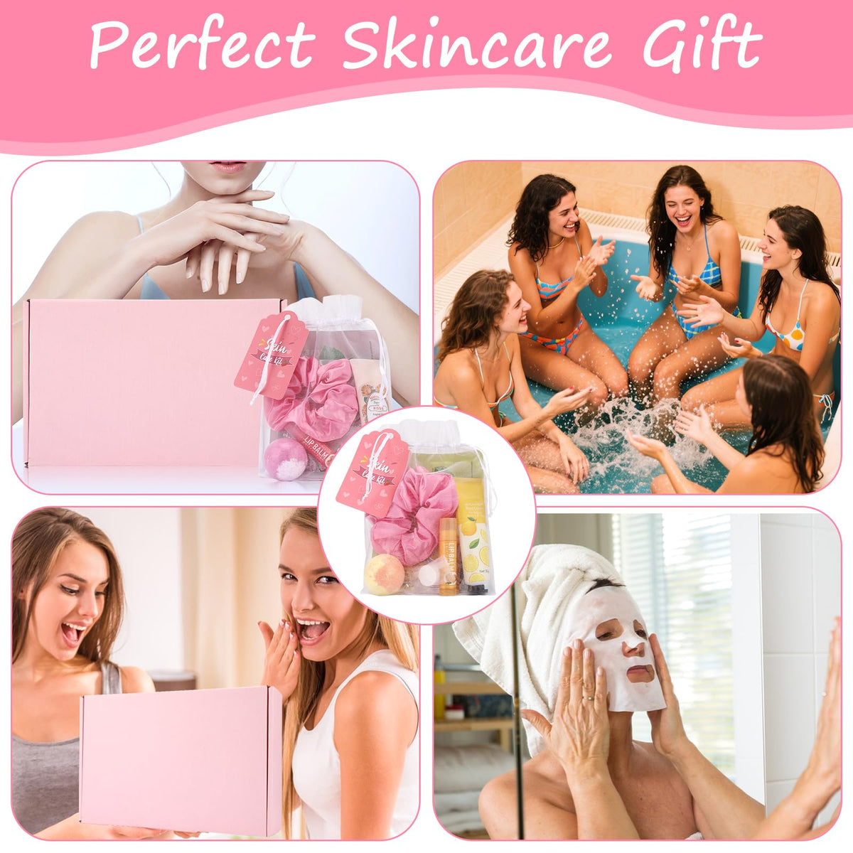 60PCS Spa Party Supplies for Girls Include Facial Masks Lip - Jutqut Official Imagery - 7