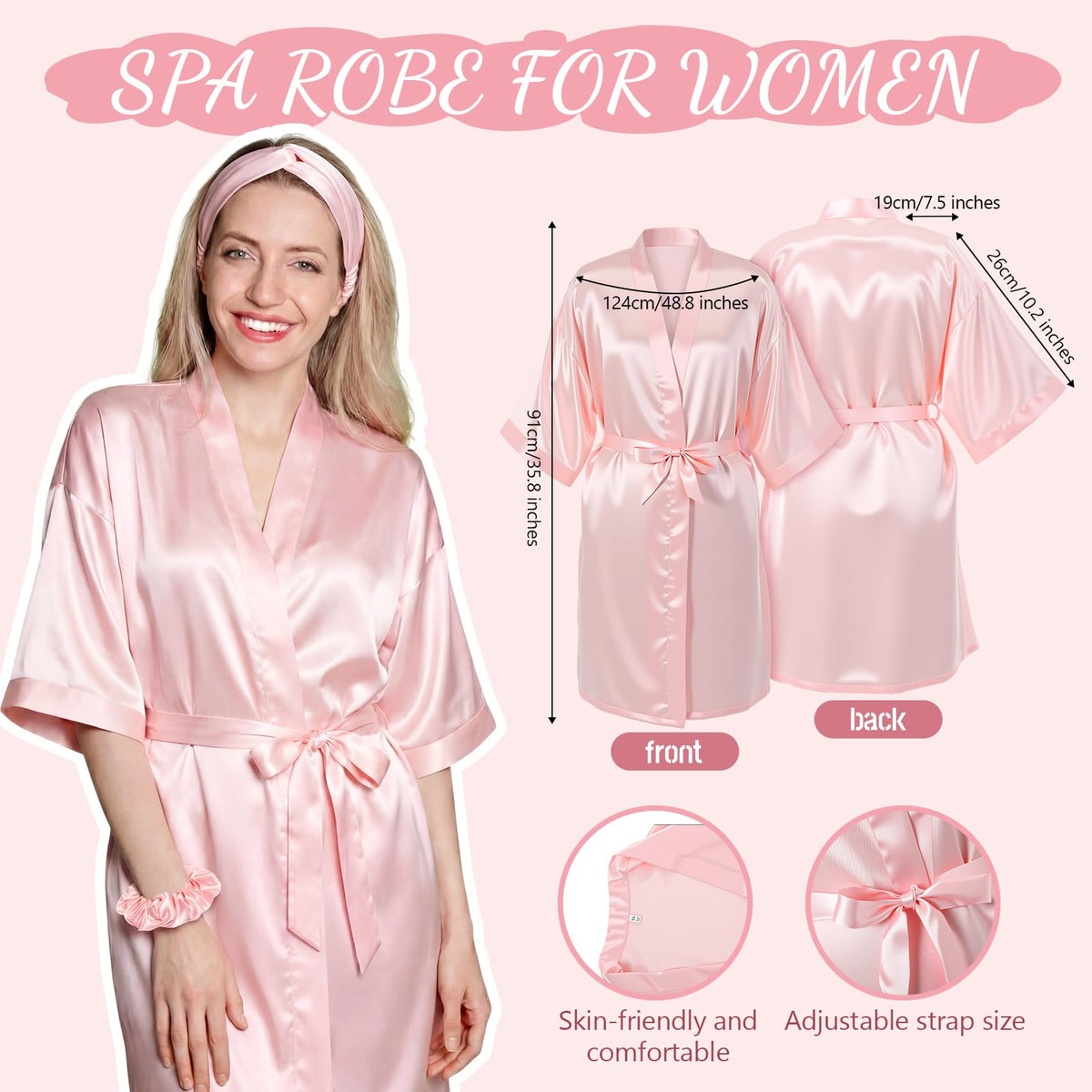 13 Pcs Birthday Gift for Women Spa Care Set Pink - Funnysoft Official Imagery - 3