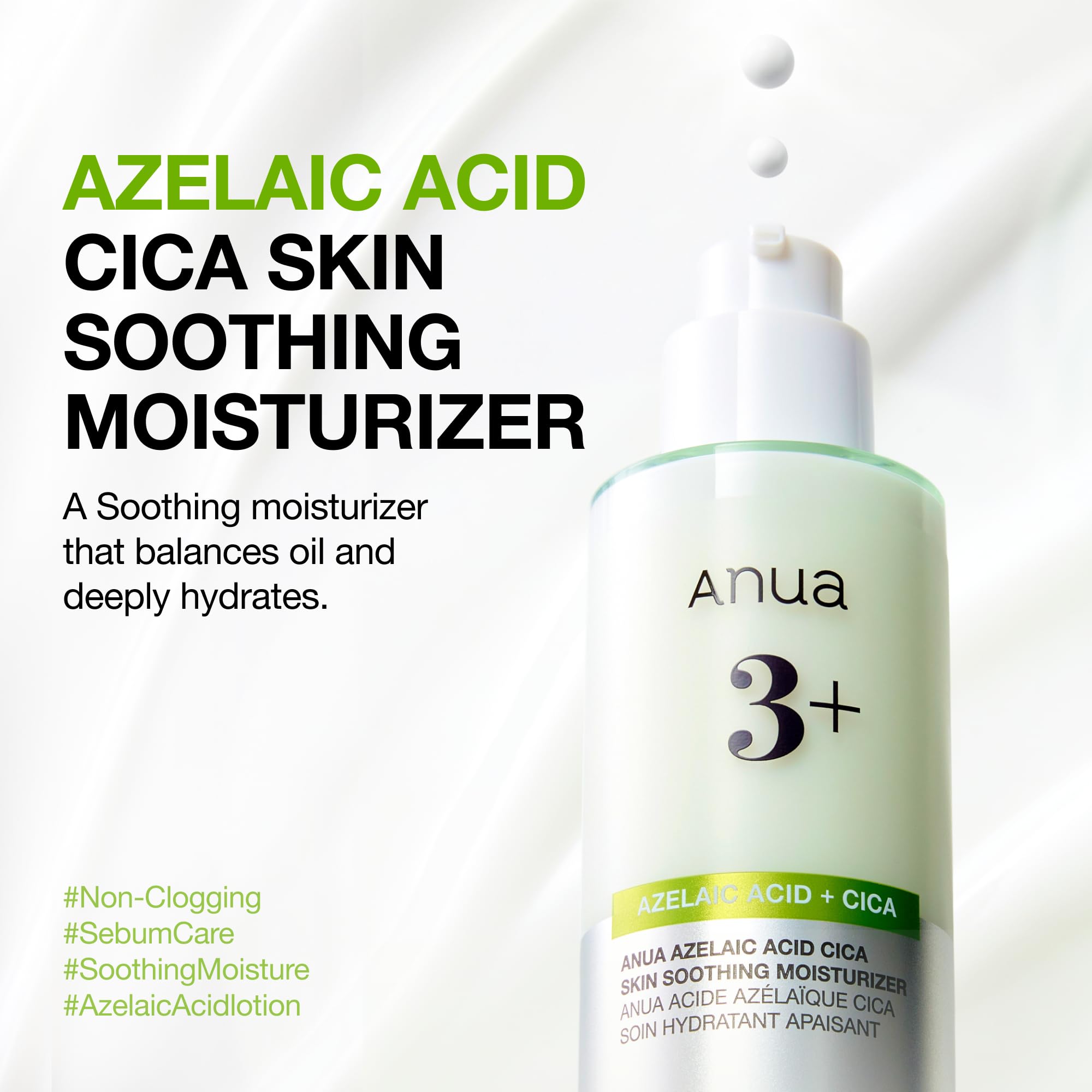 ANUA Azelaic Acid CICA Skin Soothing Moisturizer, 3.38 fl oz - ANUA Official Product View 7