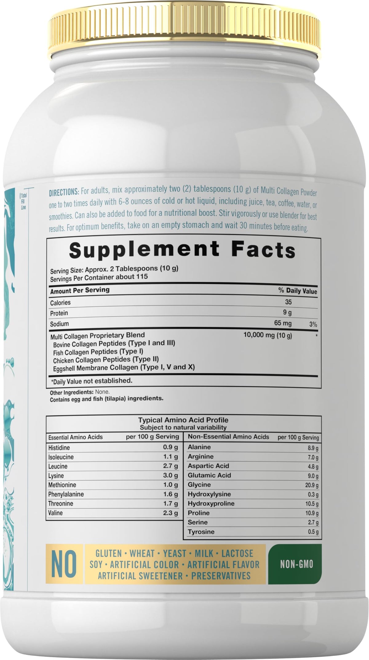 Carlyle Multi Collagen Peptides Powder 40 oz - Carlyle Official Imagery - 3