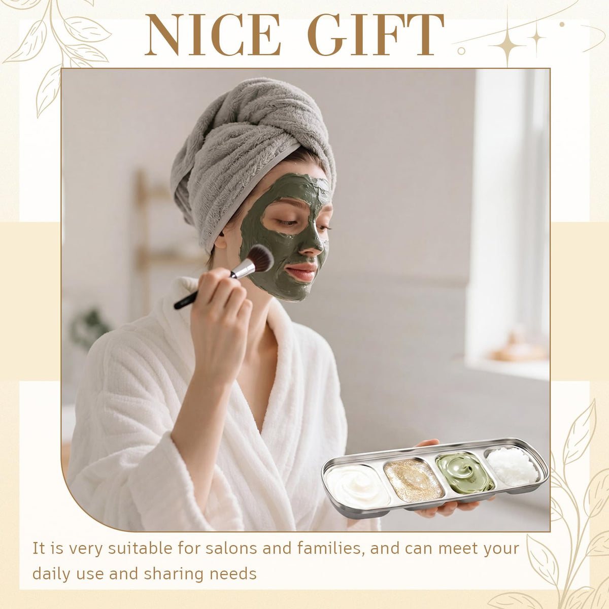 4 Pcs Esthetician Bowls Face Mask Tray Stainless Steel - Teenyyou Official Imagery - 5