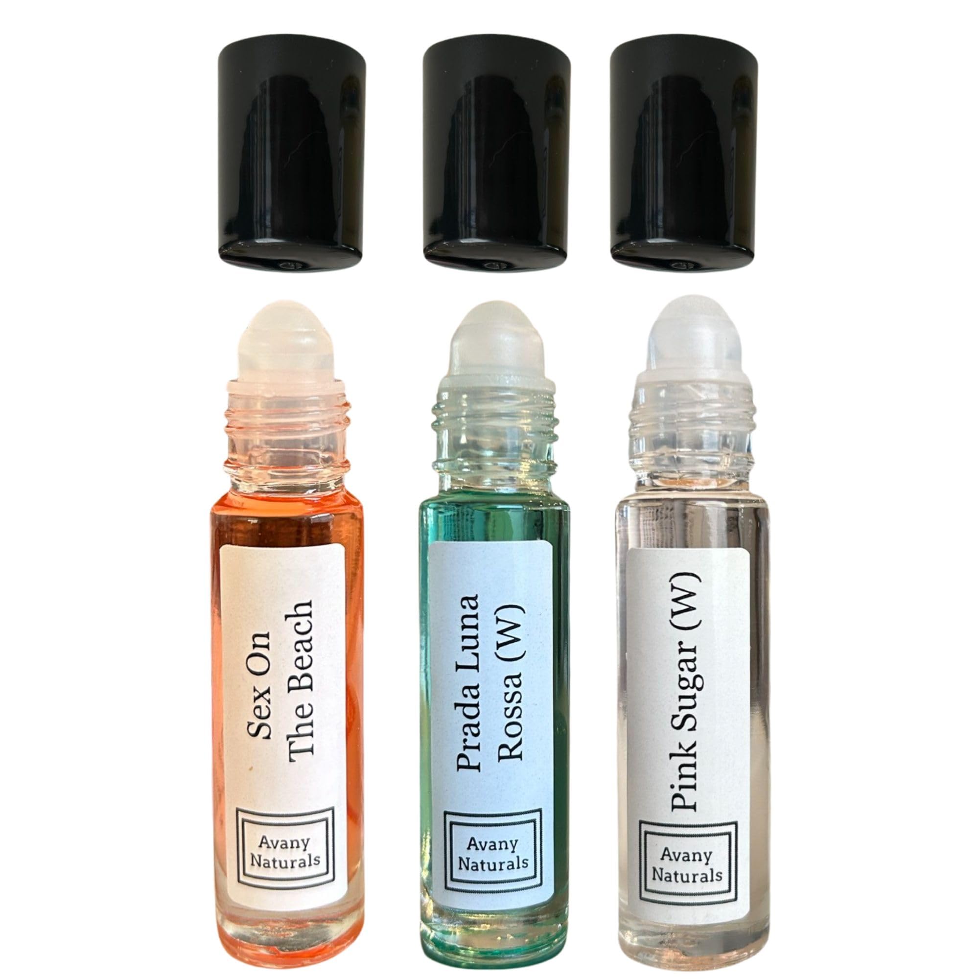3 Pc Womens Gift Set, Fragrance Oil For Women, Roll On Body Oil, - Product Imagery