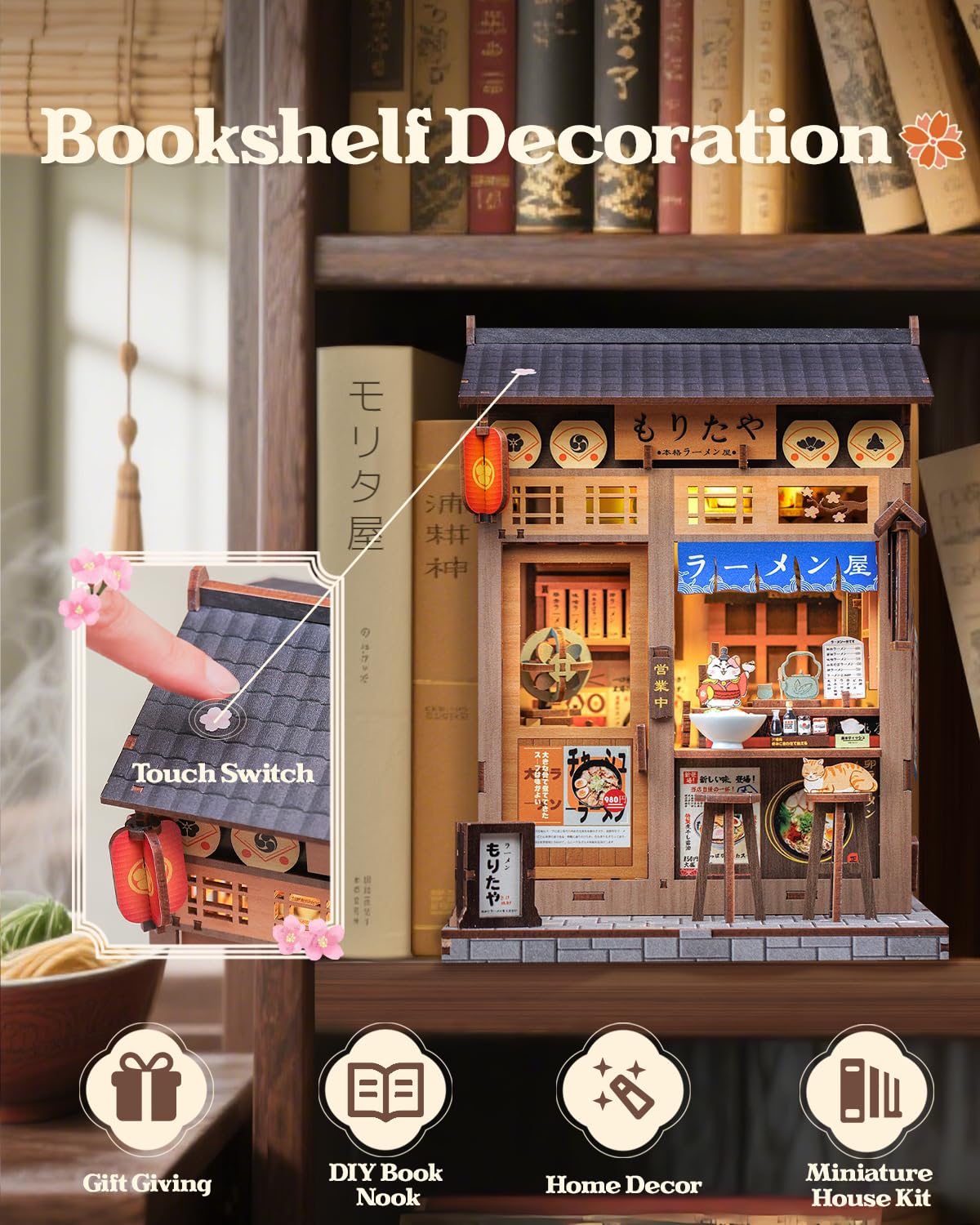 CUTEBEE Book Nook Kit - CUTEBEE Official Imagery - 4