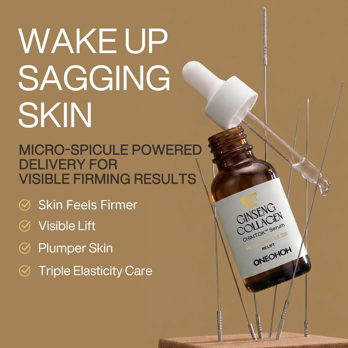Ginseng Collagen CHIMTOK Serum Micro Spicule Firming Serum - ONEOHOH Official Imagery - 3