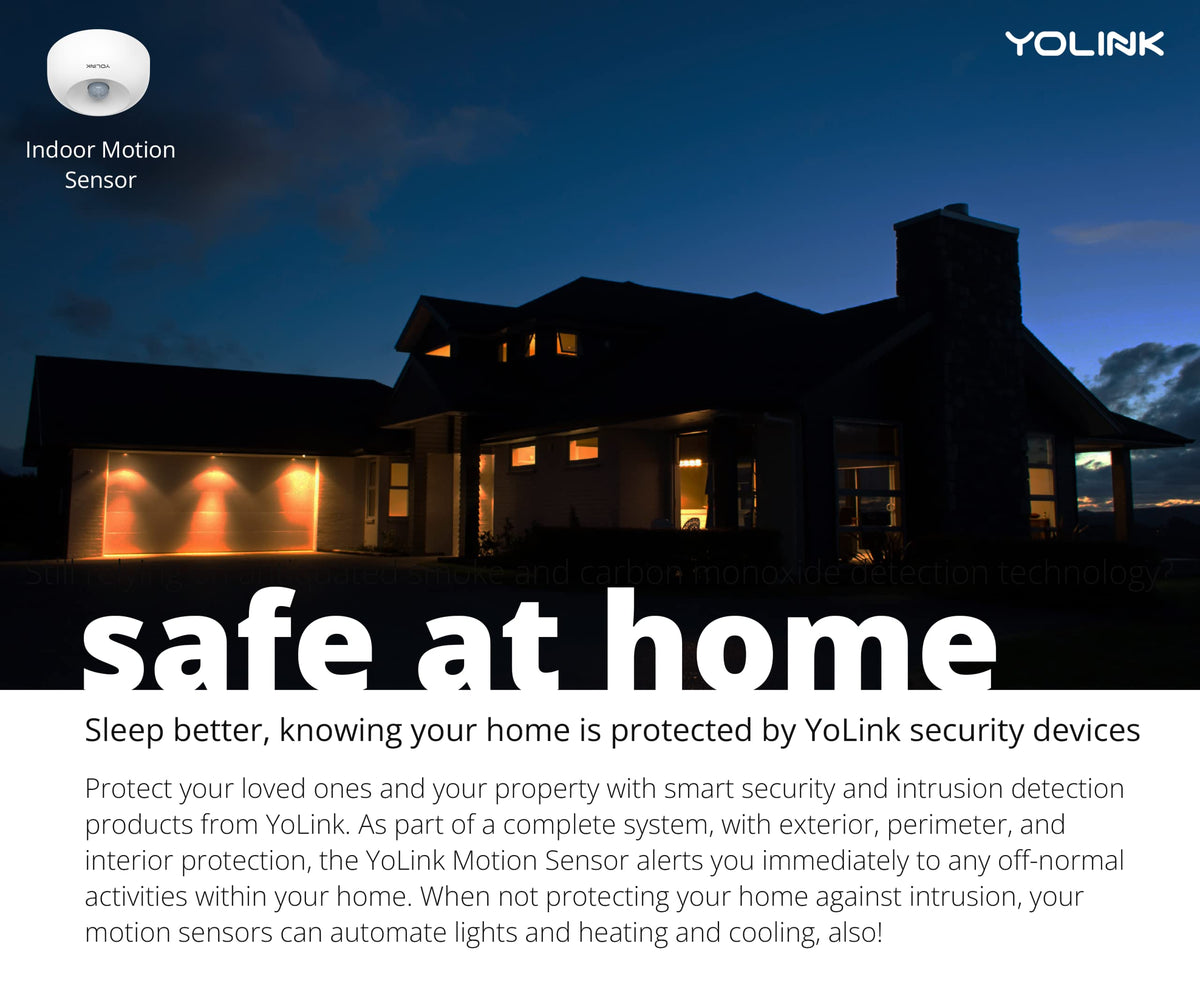 YoLink Indoor Motion Sensor Kit 2 Pack SpeakerHub - YoLink Official Imagery - 6