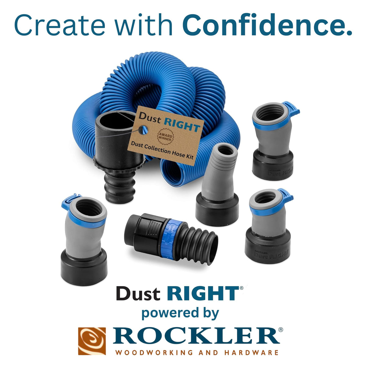Rockler Dust Right FlexiPort Expandable Power Tool Hose Kit - ROCKLER Official Imagery - 3