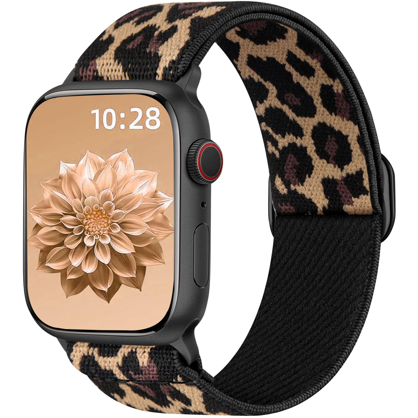 Ynitec Leopard Stretchy Band for Apple Watch 40mm 38mm 41mm 42mm, Spor - View 1