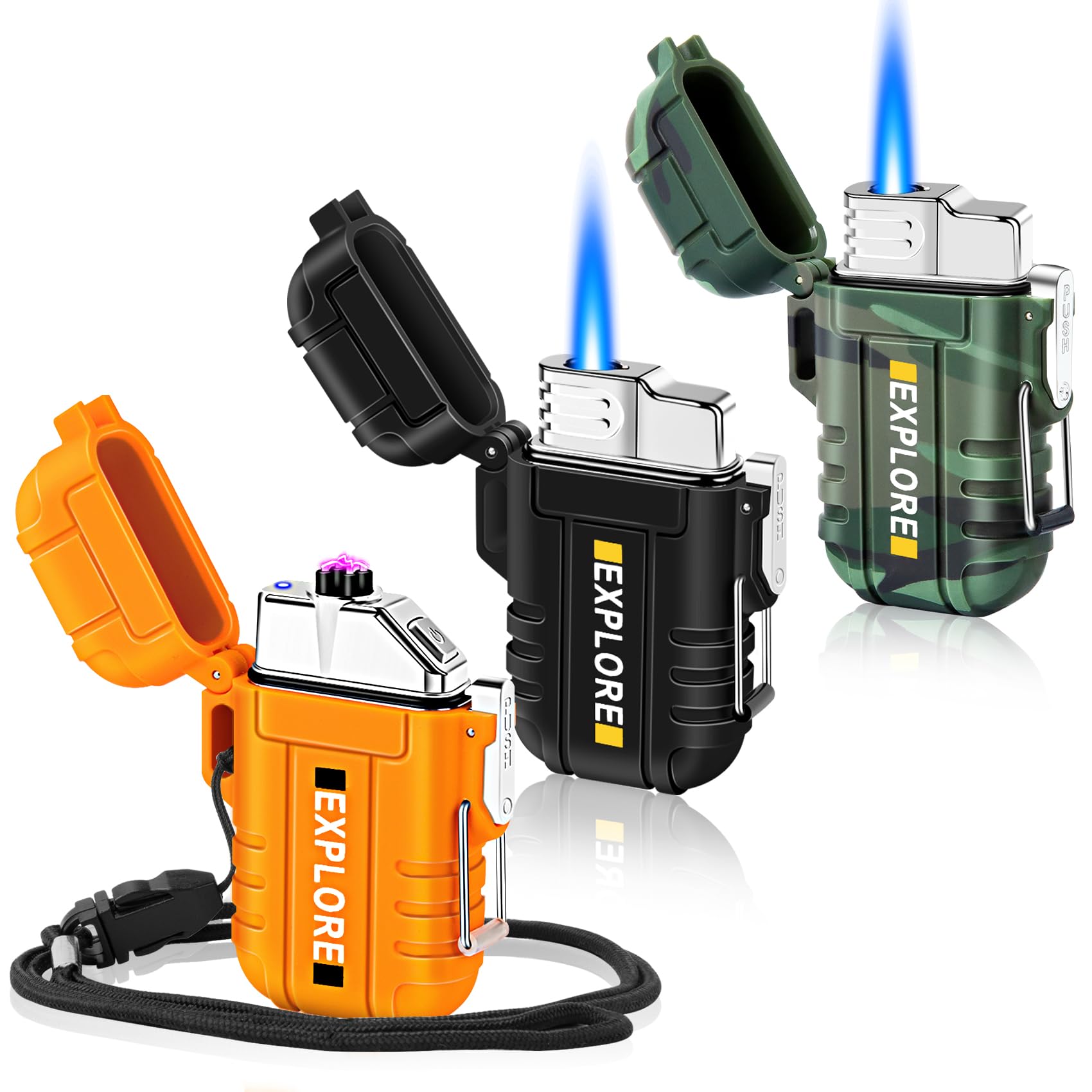 LcFun Electric Lighter Rechargeable Dual Arc Plasma Lighter Water - LcFun Official Product View 8