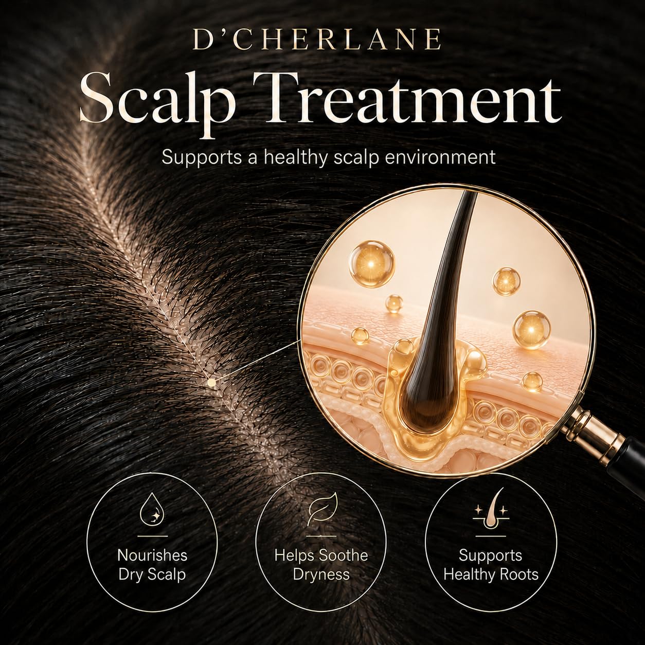 D Cherlane Hair Growth Oil Scalp Treatment with Rosemary - D'Cherlane Official Imagery - 4