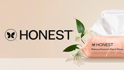 Honest Beauty Cleansing Makeup Remover Facial Wipes, Fragrance... - Product Imagery
