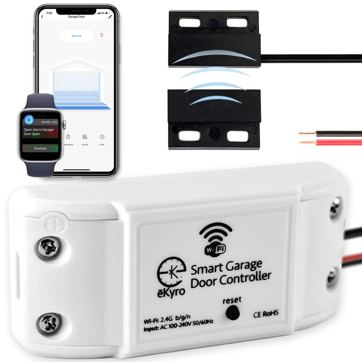 eKyro Smart Garage Door Opener - eKyro Official Imagery - 2