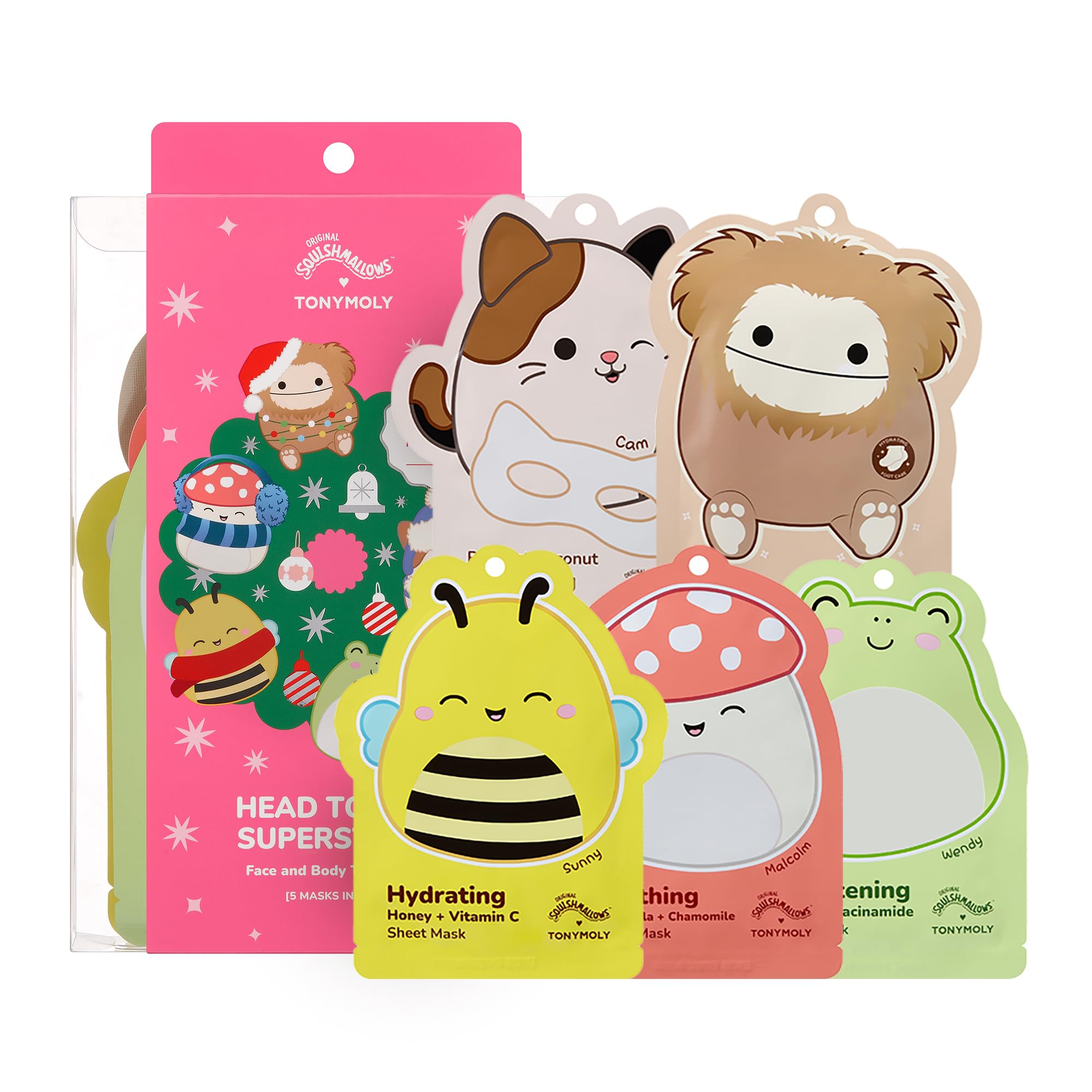 TONYMOLY x Squishmallows Patty the Cow Brightening Korean Face - TONYMOLY