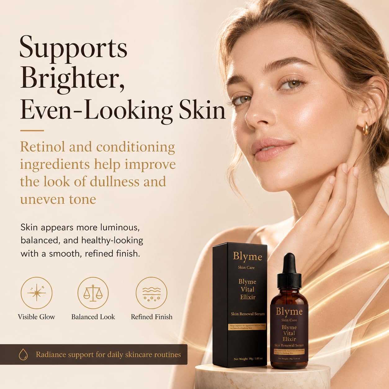 DFTLUUE Blyme Prime Elixir, with Peptide, Hyaluronic Acid and Retinol, Help - DFTLUUE Official Product View 6