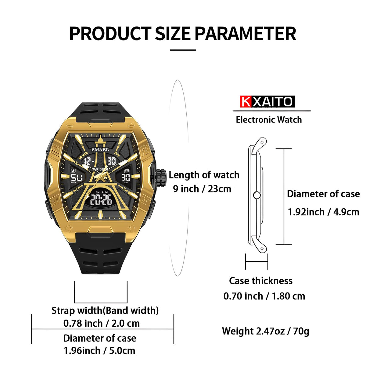Sports Watch for Men - KXAITO Official Imagery - 8