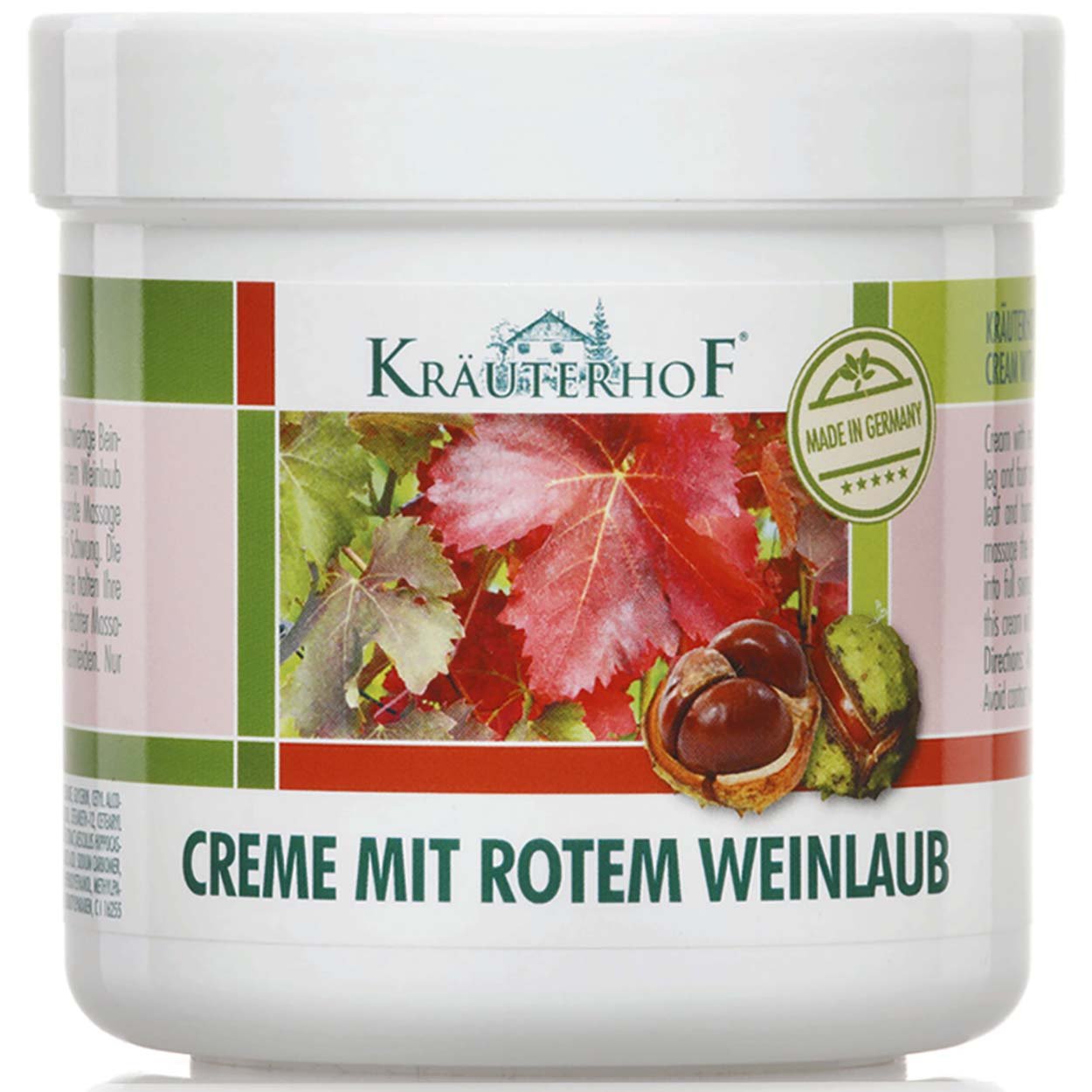 Krauterhof Horse Chestnut & Red Vine Leg Cream 250ml