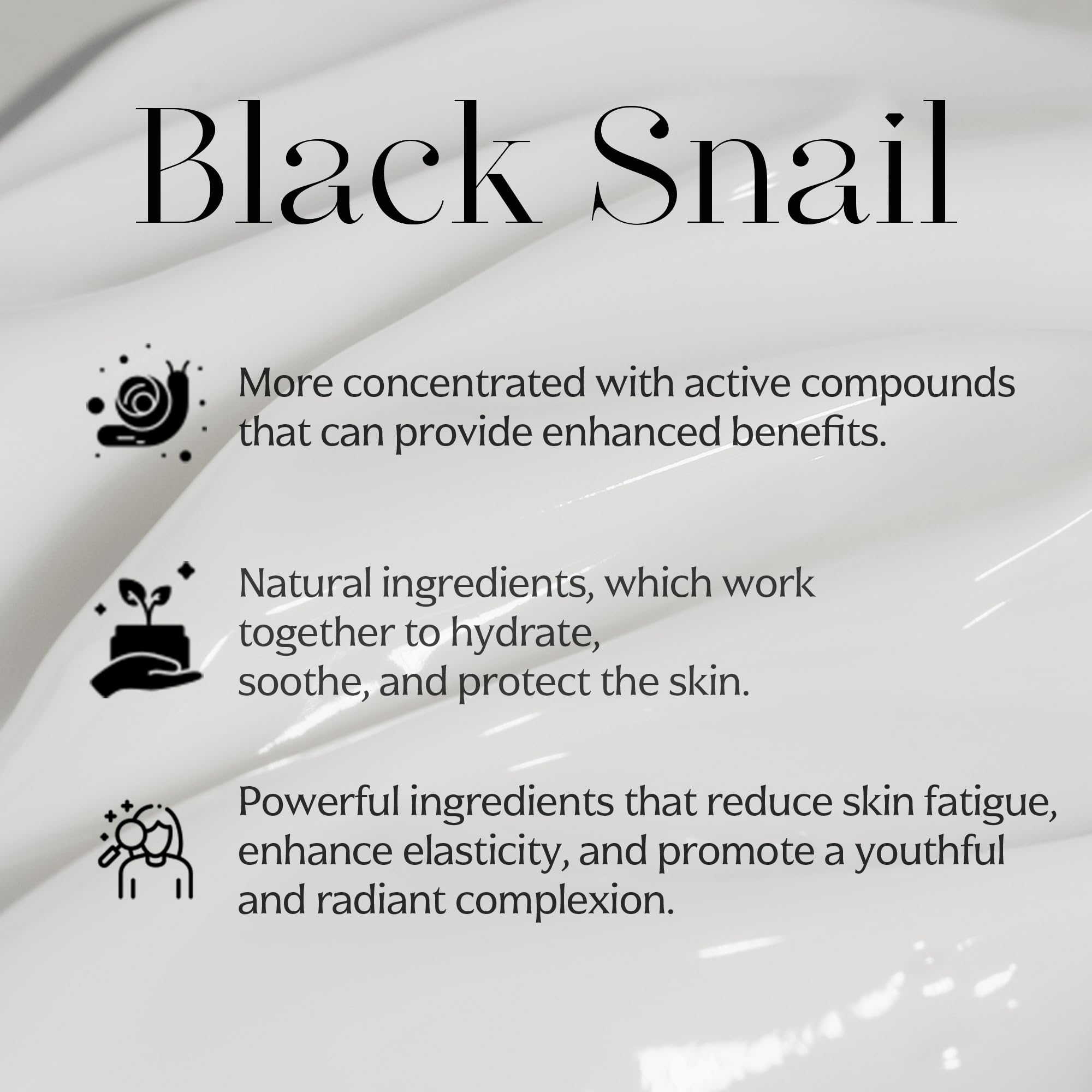 MIZON Black Snail All in One Cream 2 54 fl oz - MIZON Official Imagery - 6