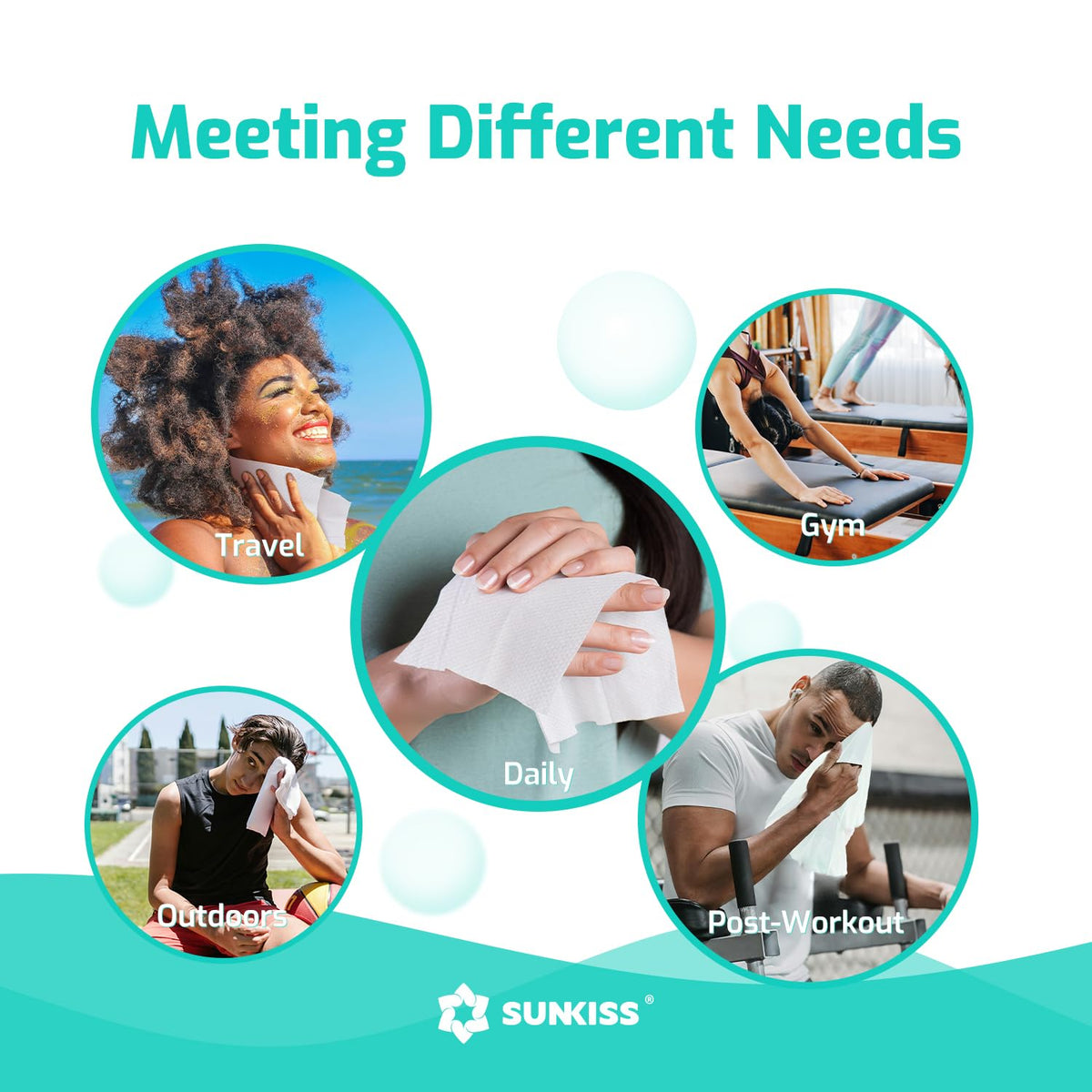 SUNKISS TrustPlus Adult Wet Wipes Extra Large 8 x12 - SUNKISS Official Imagery - 8