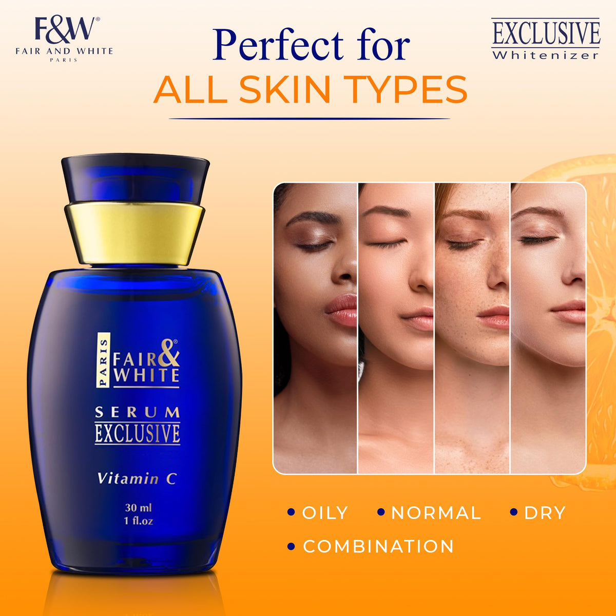 Fair White Exclusive Vitamin C Serum 30 ml 1 fl oz Skin - F&W Official Imagery - 5