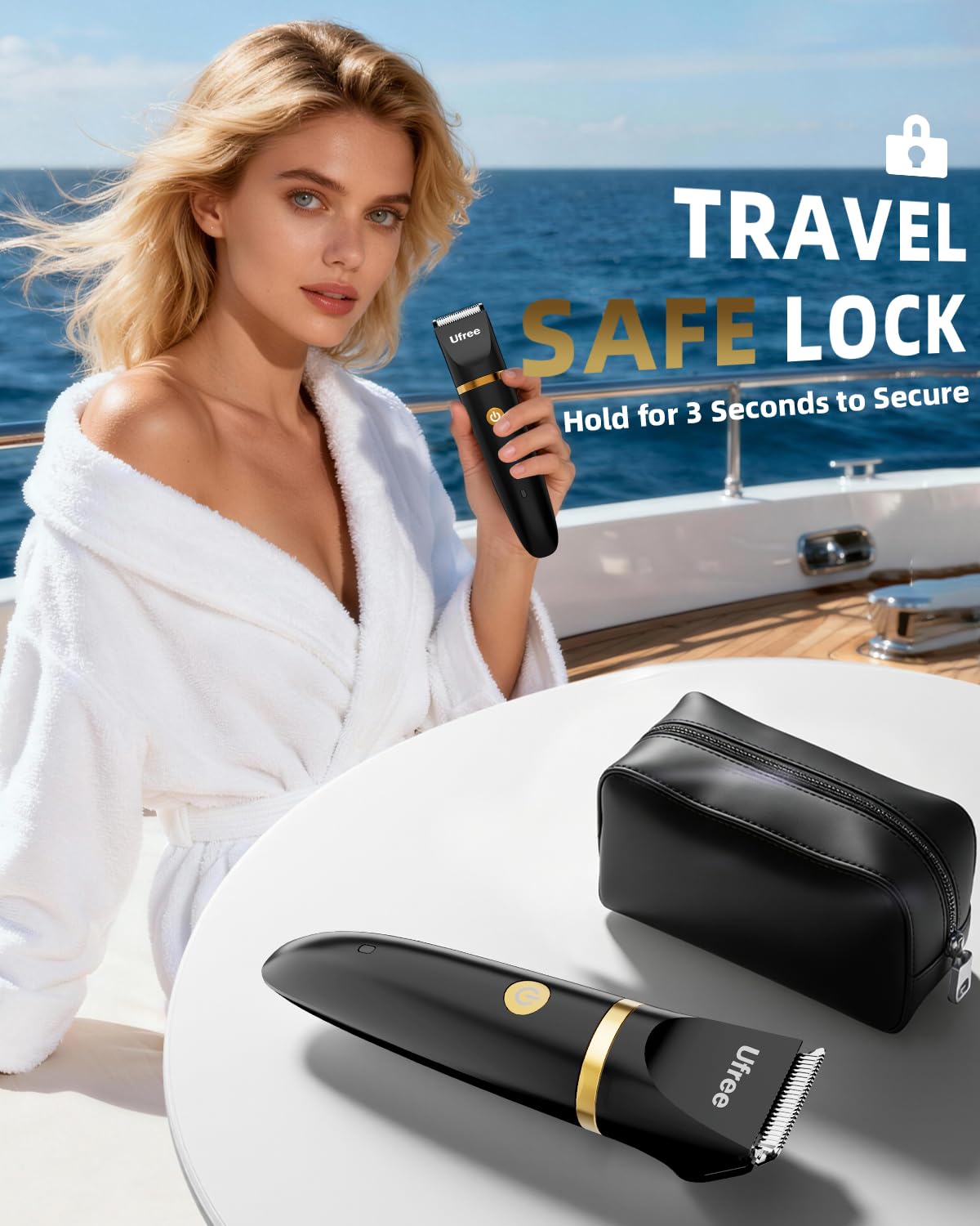 Ufree 3 in 1 Bikini Trimmer Electric Razors for Women Gifts - Ufree Official Imagery - 7