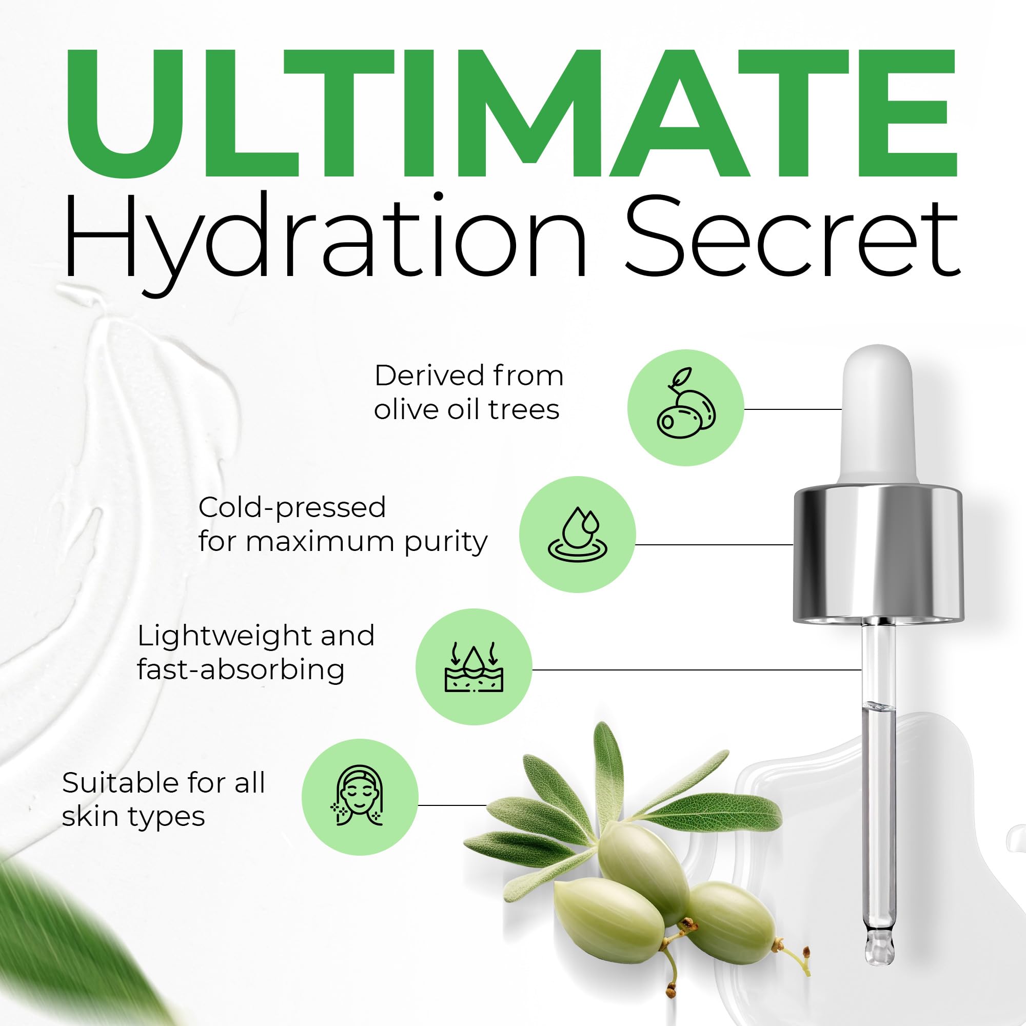 CARESILK Squalane Oil for Face - 100% Pure Organic Squalane Moisturizer - CARESILK Official Product View 4