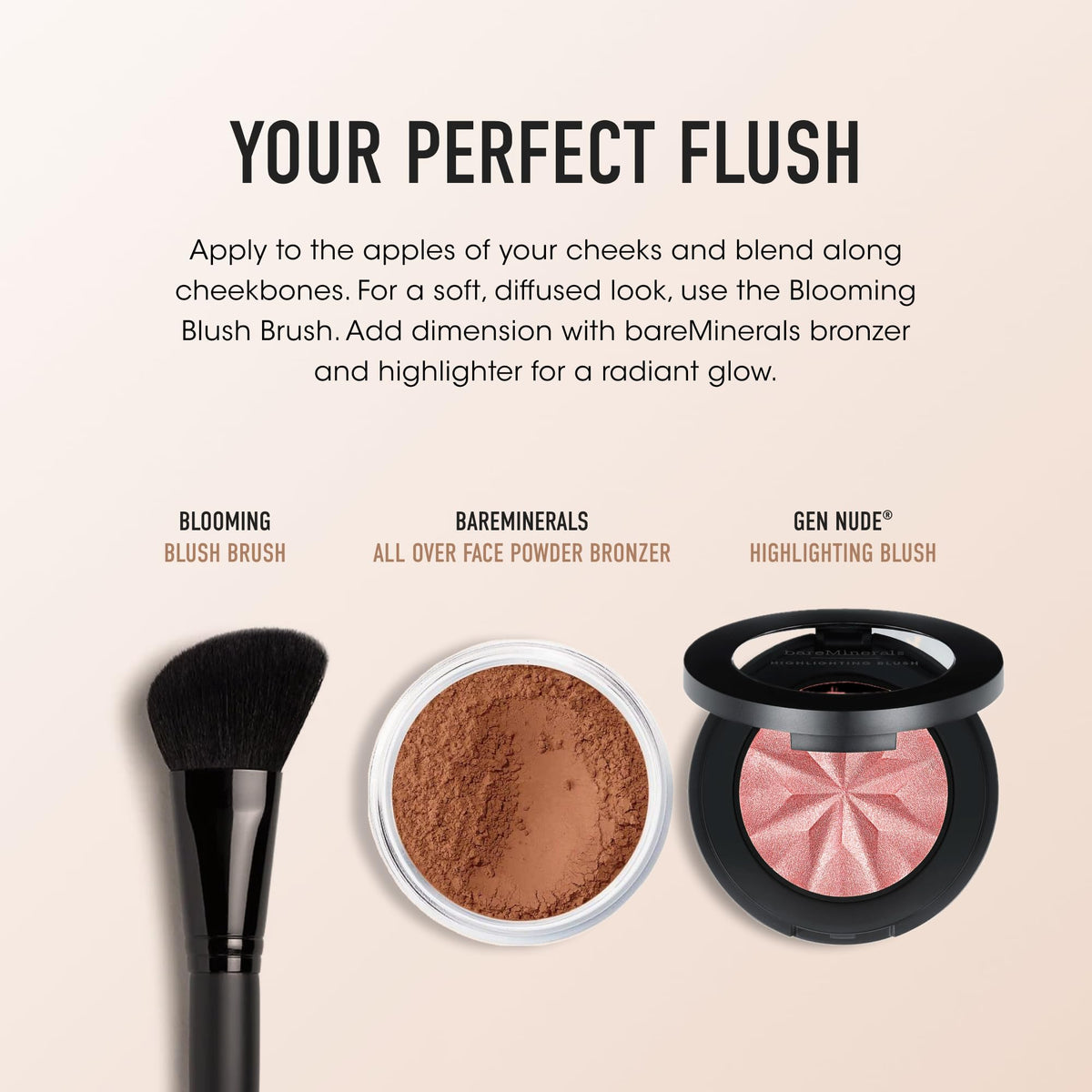 bareMinerals Loose Powder Blush 0 03 oz - Premium Selection Official Imagery - 5