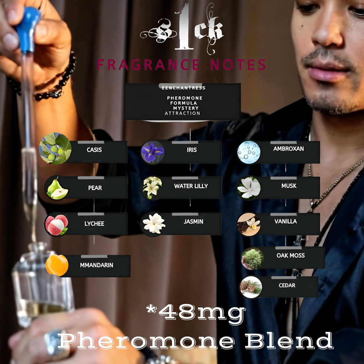 Enchantress Pheromone Infused Perfume for Women Raw - PHERO CONFIDENCE Official Imagery - 3