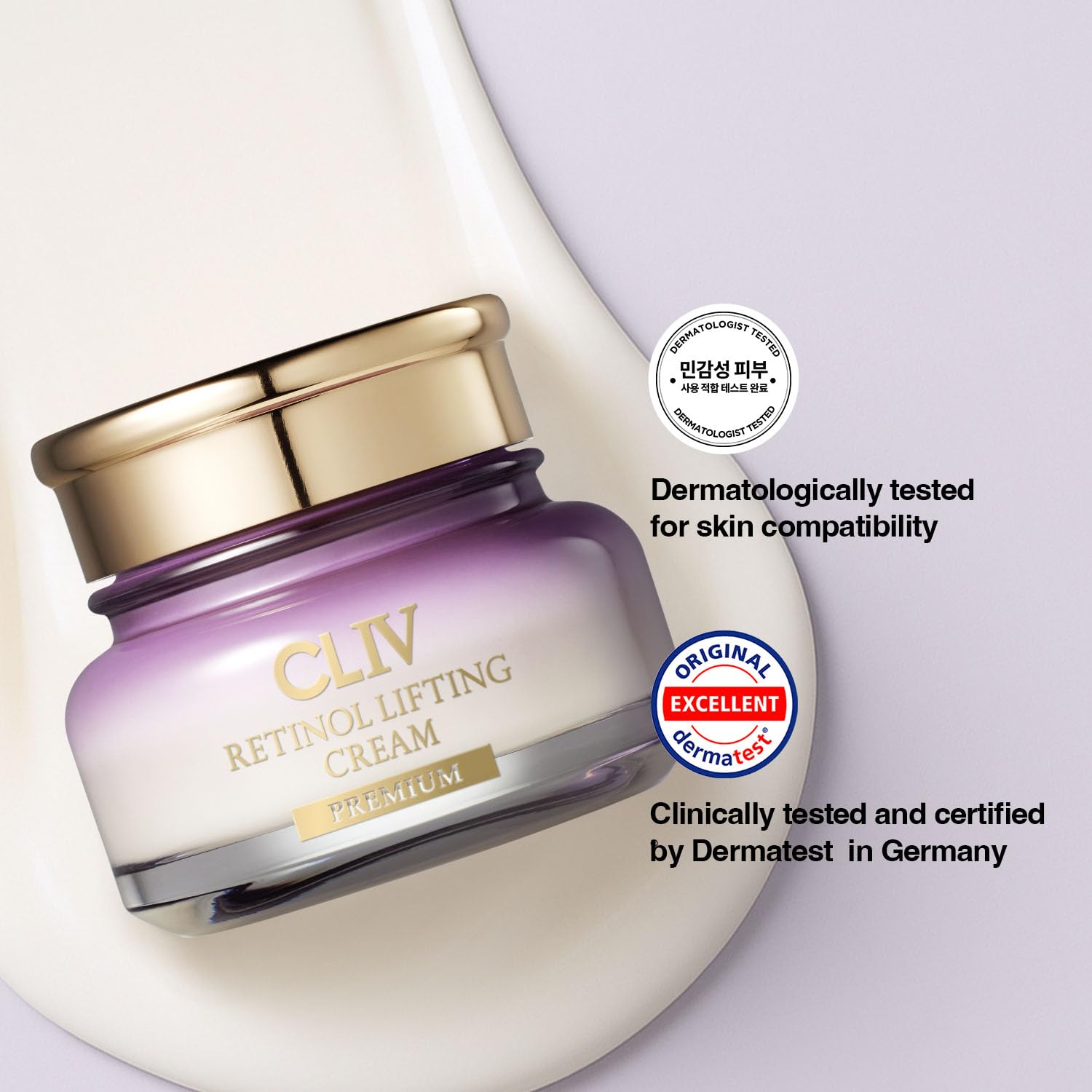 Retinol Lifting Cream – Korean Skincare Firming Moisturizer with - CLIV