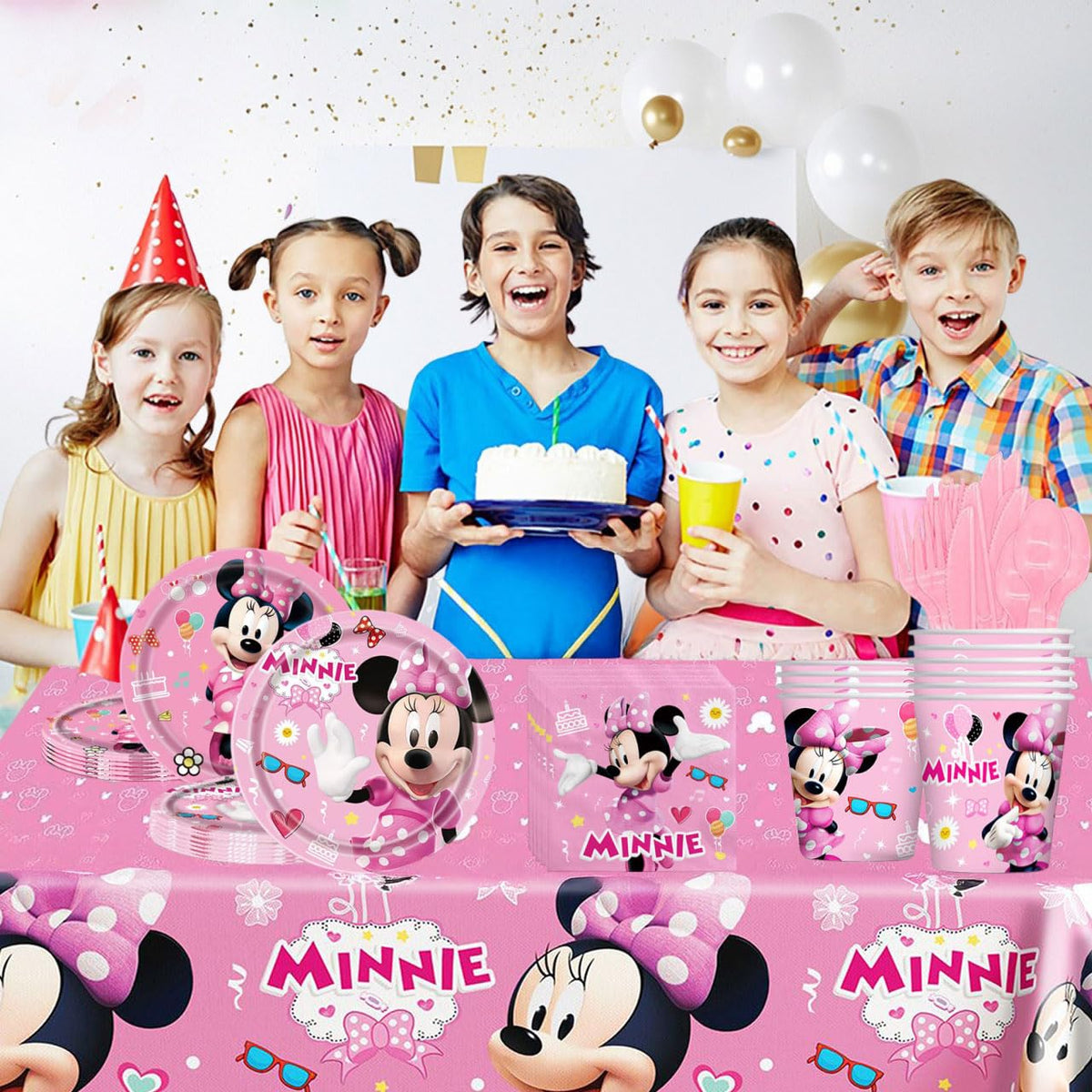 Cartoon Birthday Party Tableware Set Including 9 and 7 Paper - Trifoot Official Imagery - 6