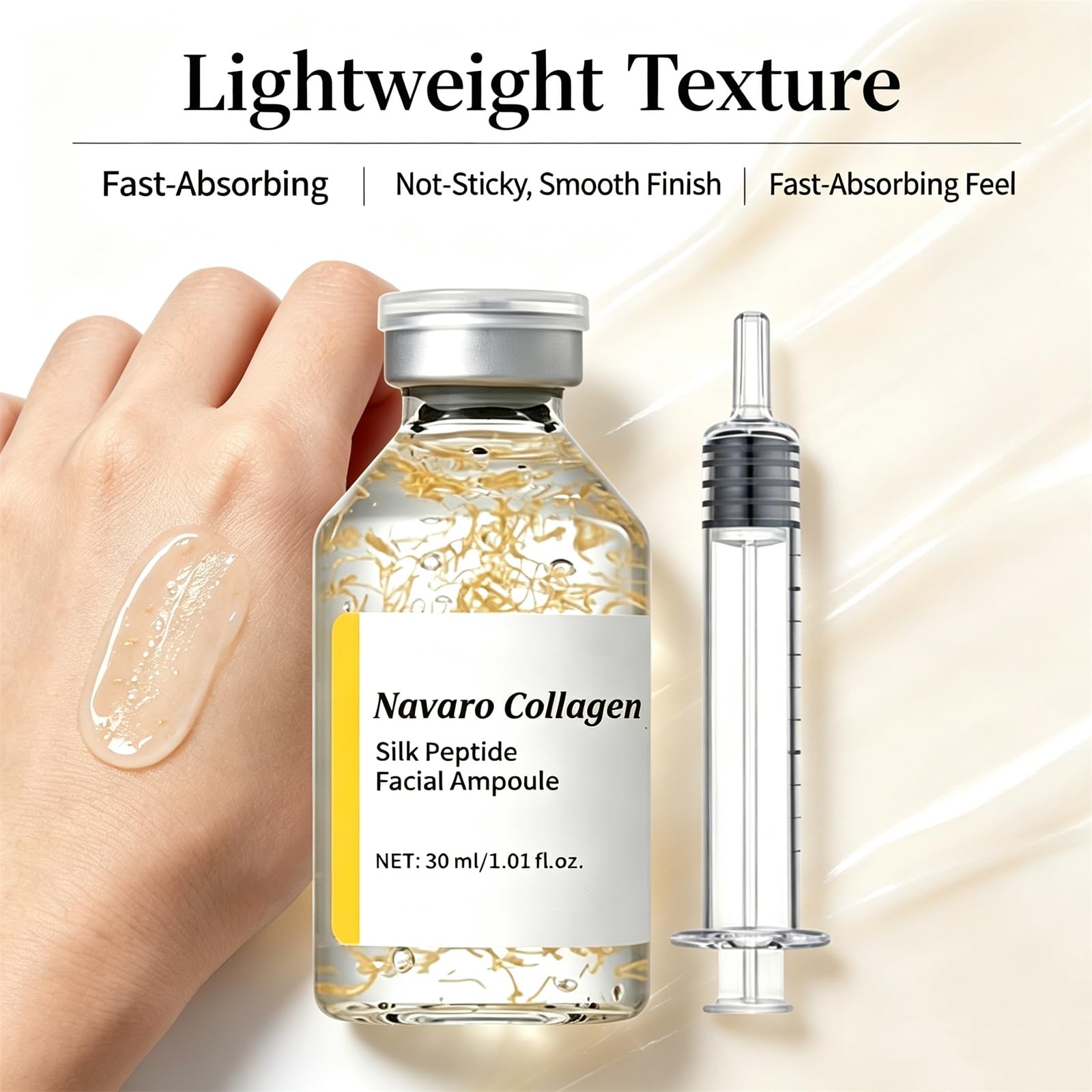 Navaro Peptide Deep Collagen Lifting Ampoule, Advanced Silk - Navaro Collagen