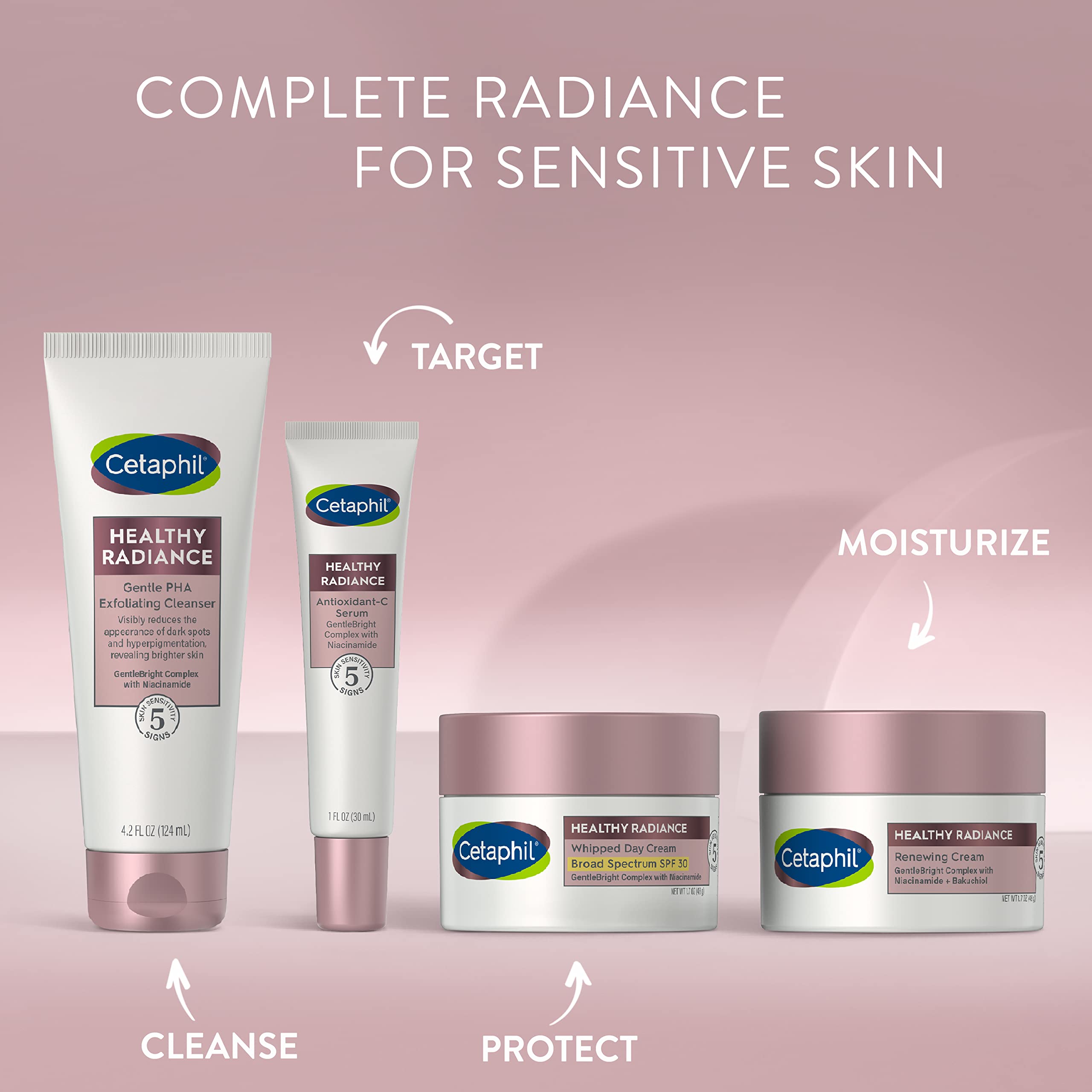 Cetaphil Healthy Radiance Dark Spot Face Serum Vitamin C 1oz - Cetaphil Official Imagery - 7