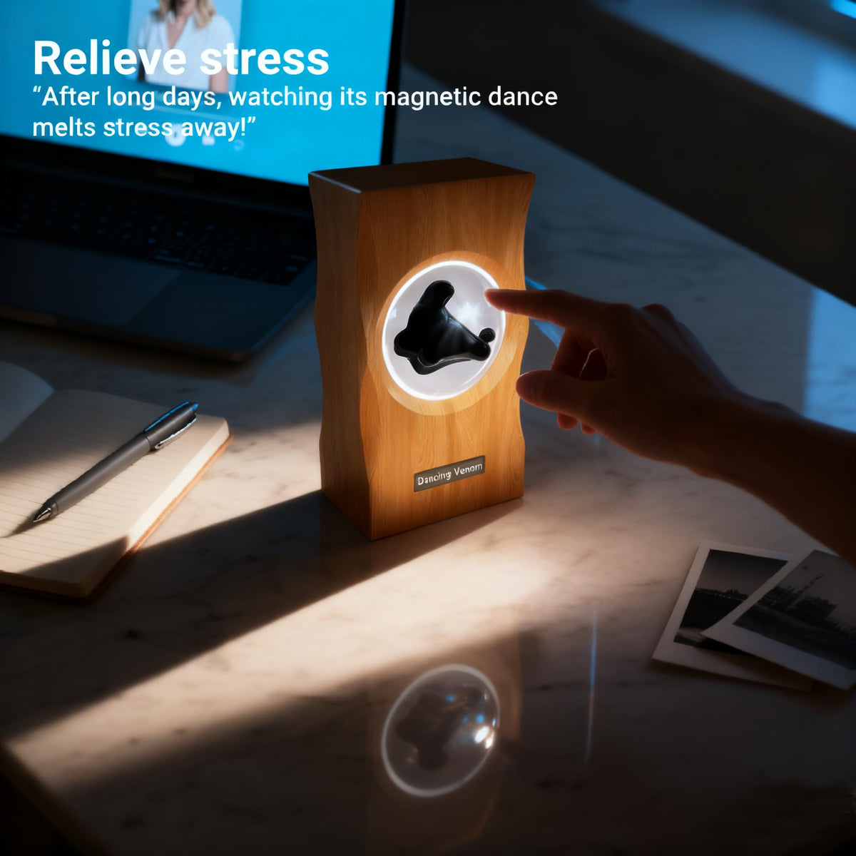 Ferrofluid Sound Visualizer Dancing Ferrofluid Speaker Music - Alltripal Official Imagery - 5