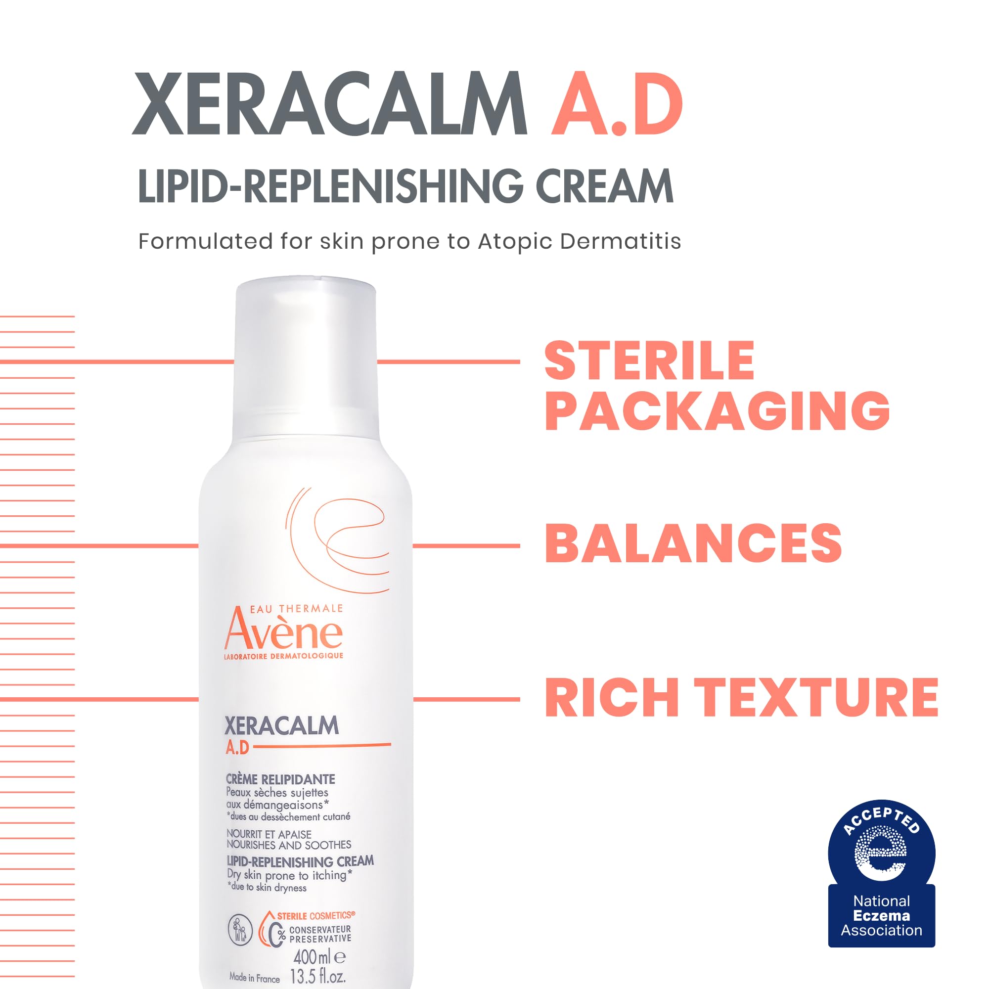 Av ne XeraCalm A D Lipid Replenishing Cream - Eau Thermale Avène Official Imagery - 3