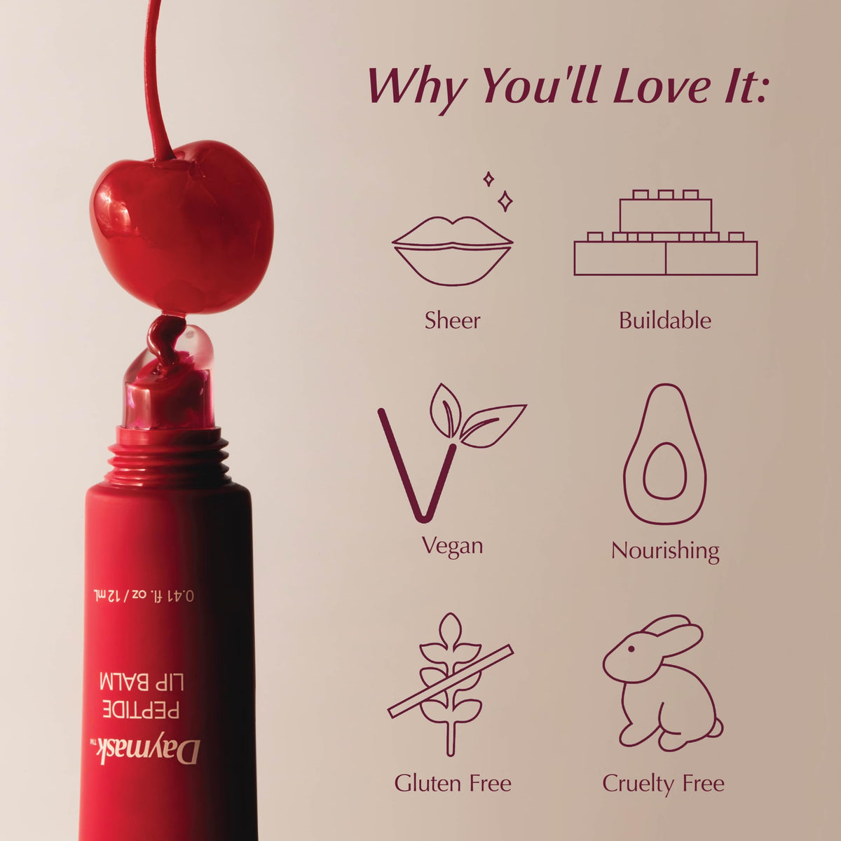 PERSONA June Daymask Peptide Lip Balm Glossy Hydration 0 3 - PERSONA Official Imagery - 7
