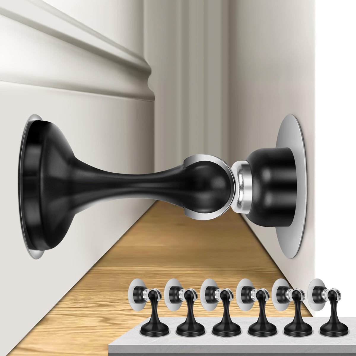 8 Pack Magnetic Door Stoppers Stainless Steel Door Stops for - Profasion Official Imagery - 8