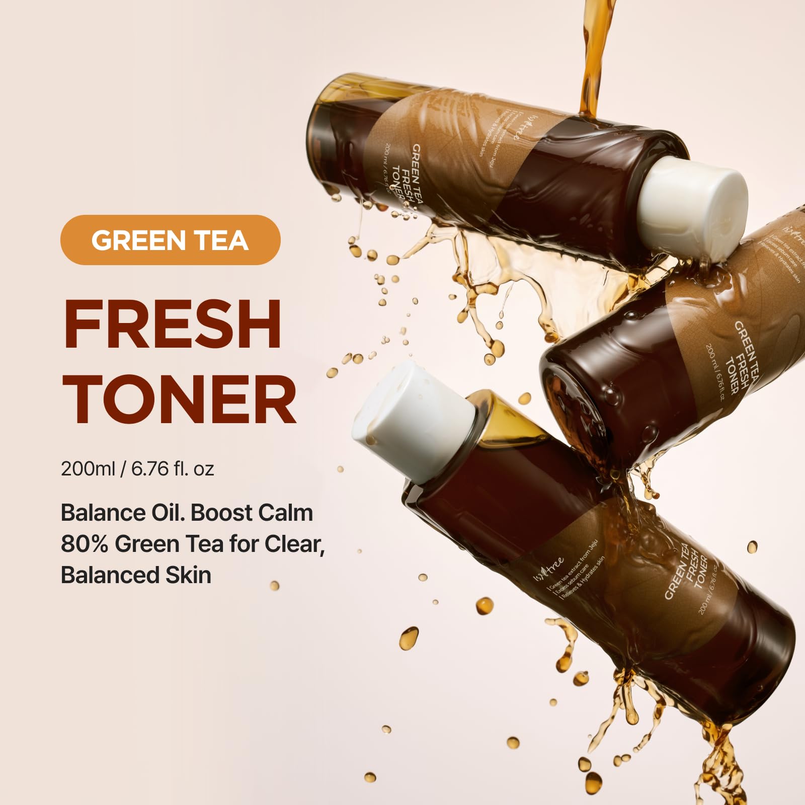ISNTREE Green Tea Fresh Toner - Korean Toner with Green Tea Hydrating - IsNtree Official Product View 2
