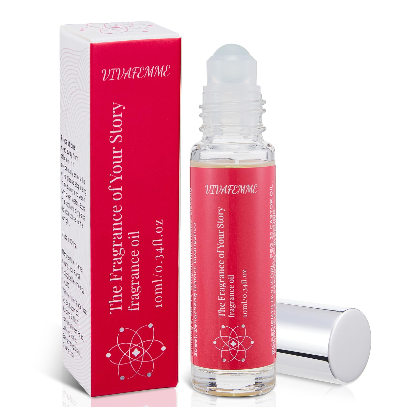 Pheromones Perfumes for Women, Long Lasting Fruity Scent, Roll - Product Imagery