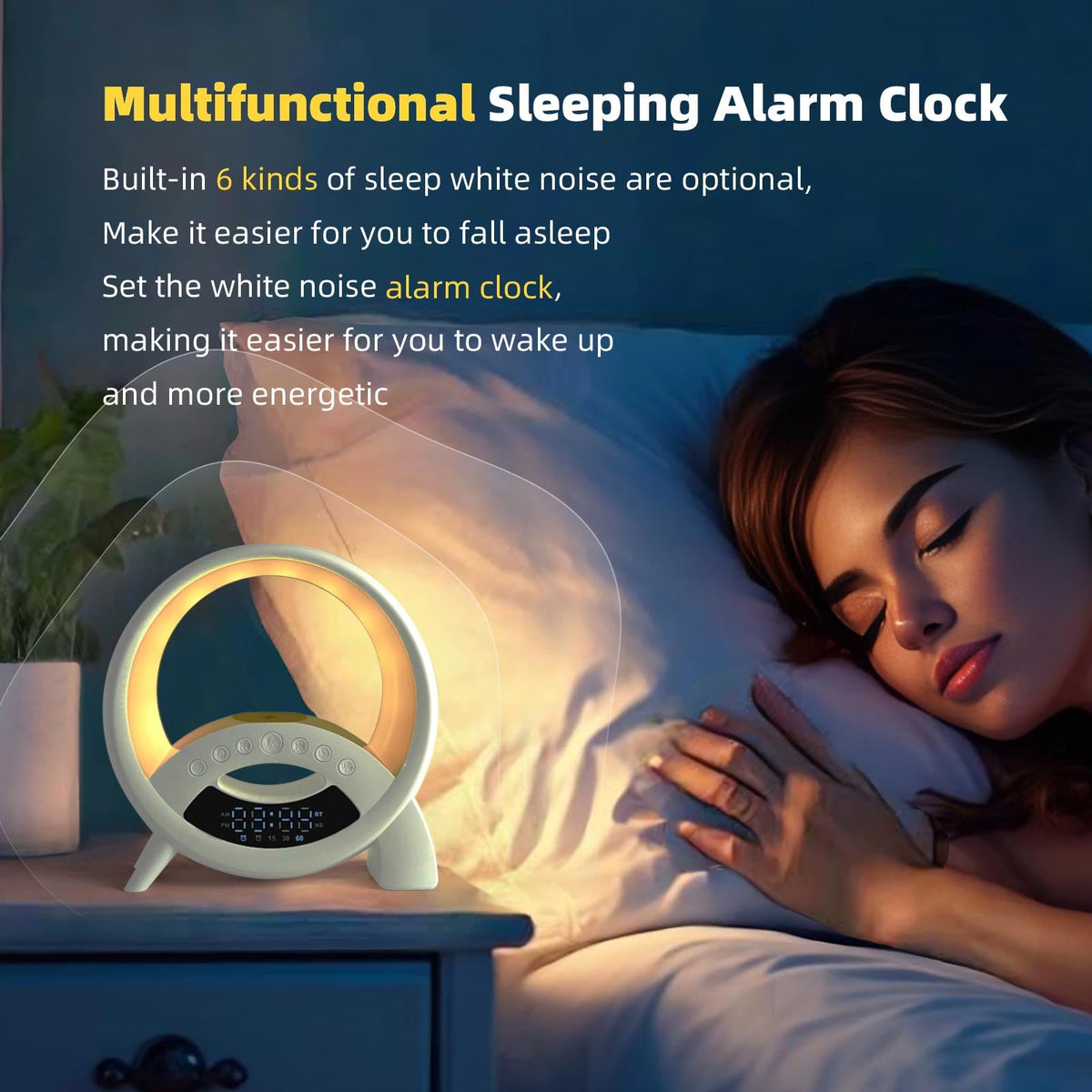 5 in 1 Atmosphere LED Lamp Inteligent Night Light 15W - kzalzaci Official Imagery - 3