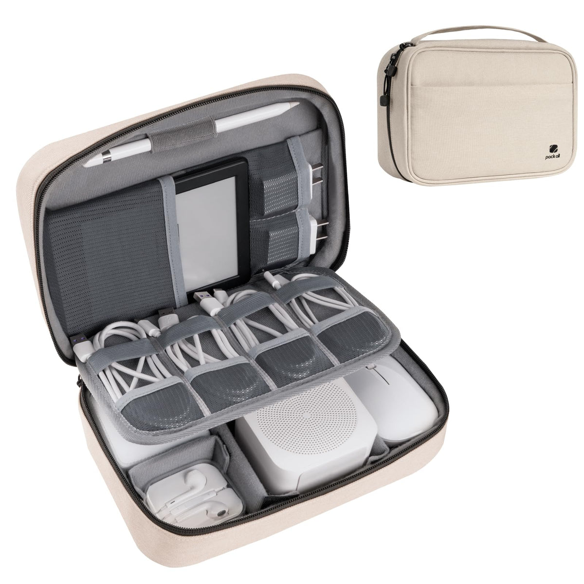 pack all Electronic Organizer Plus Shockproof Cable - pack all Official Imagery - 1