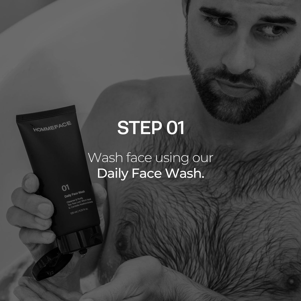 Men s Easy Duo Daily Skincare Set 2ct For Oily Acne Prone - HommeFace Official Imagery - 6
