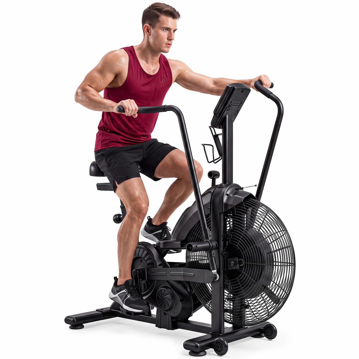 Dual Resistance Air Bike Magnetic Air Fan Bike with APP - Eryntix Official Imagery - 1