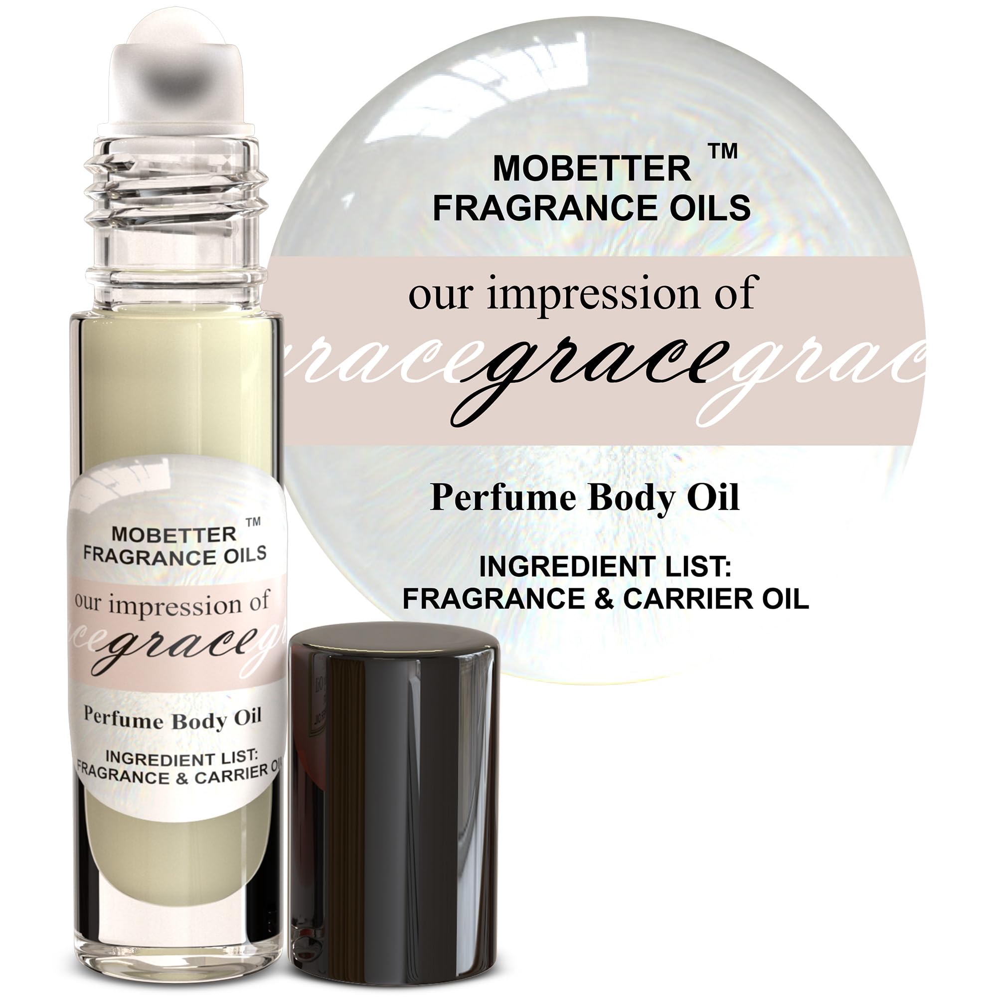 MOBETTER FRAGRANCE OILS Grace Fragrance Body Oil for Women - Product Imagery