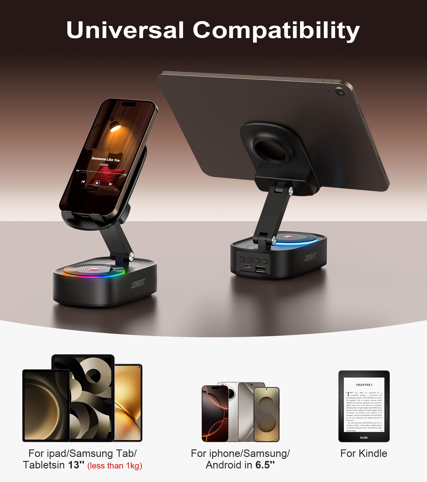 Jorest Wireless Induction Speaker, Phone Speaker Amplifier with B by Jorest - Angle View 7