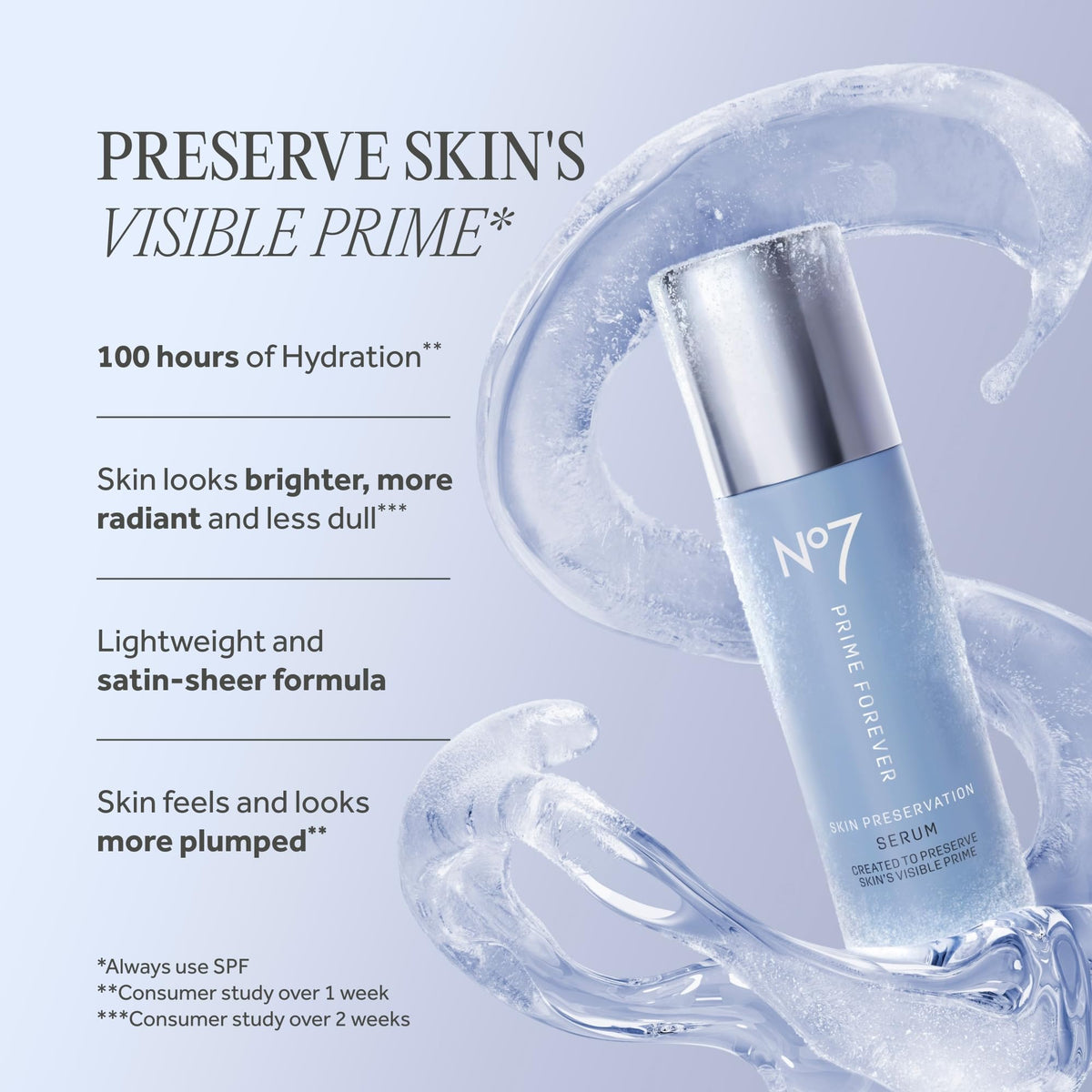 No7 Prime Forever Skin Preservation Face Serum Hyaluronic - No7 Official Imagery - 3