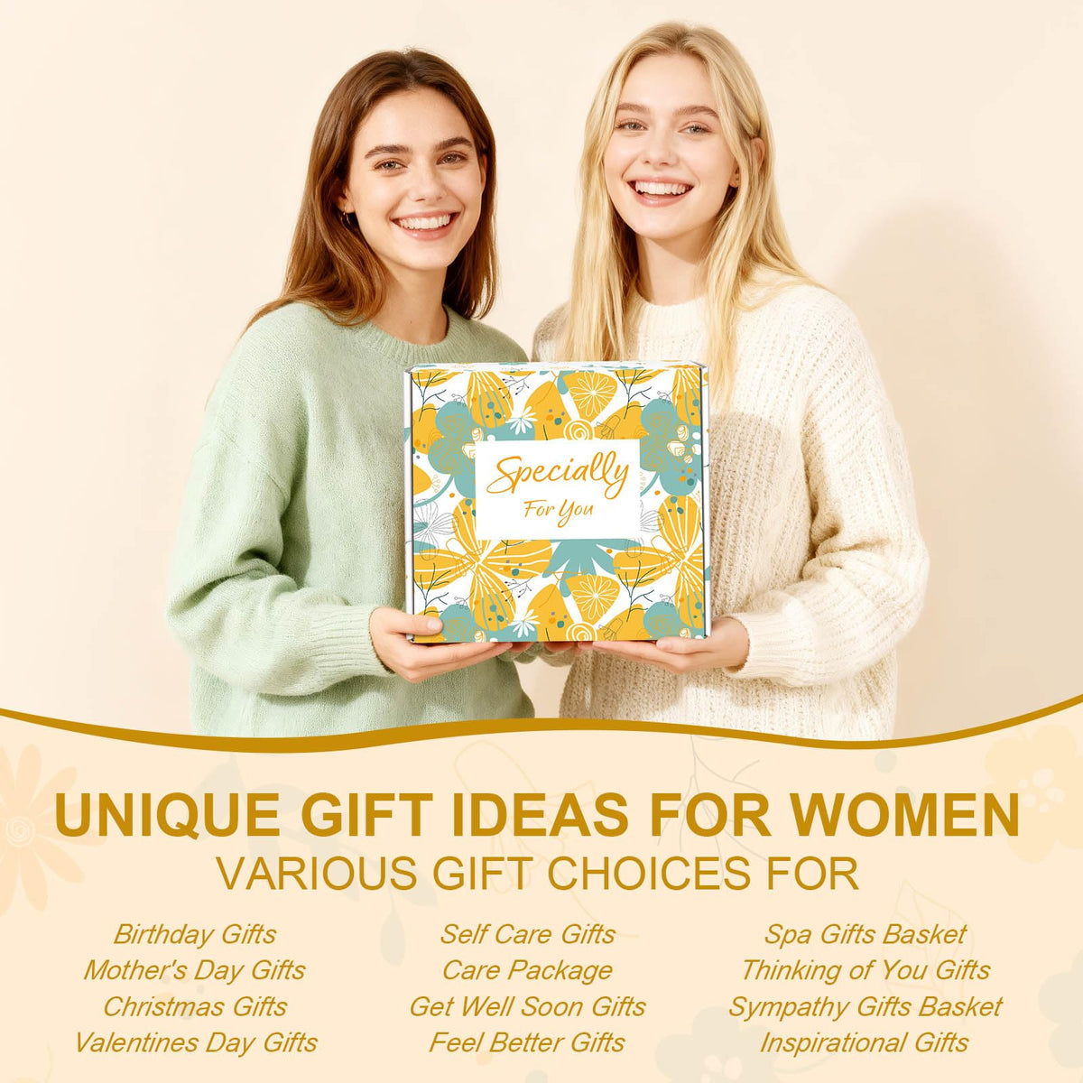 Self Care Gifts for Women Gift Baskets Sending Sunshine - Wasocol Official Imagery - 5
