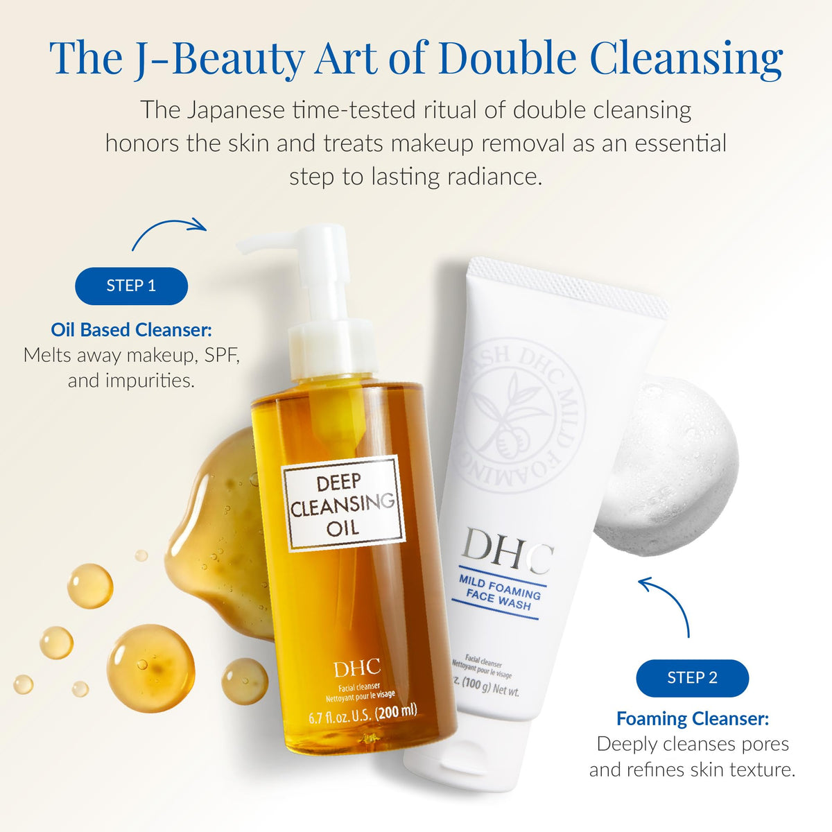 DHC Deep Cleansing Oil Makeup Remover Gentle Oil Cleanser 6 - DHC Official Imagery - 8