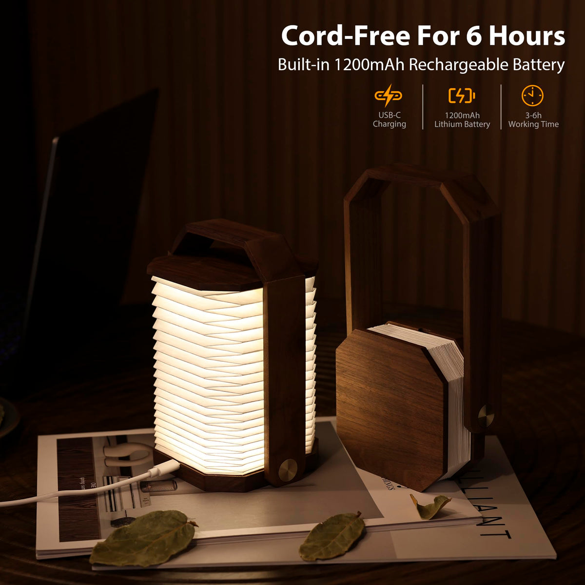 Unique Gifts Japanese Paper Lantern Lamp Handheld Folding - ZBOLE Official Imagery - 4