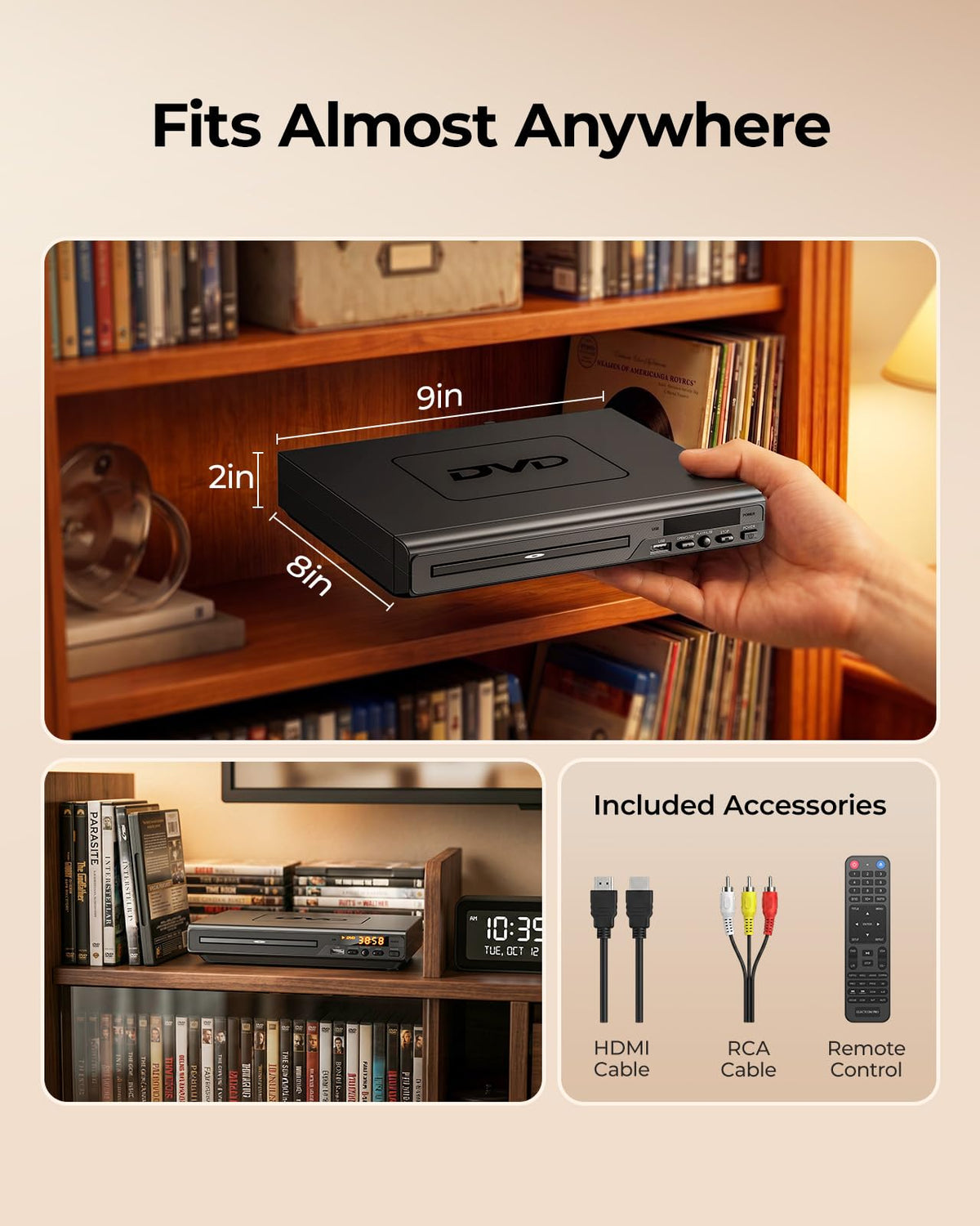 ELECTCOM PRO Region Free DVD Player for TV with HDMI - ELECTCOM PRO Official Imagery - 5